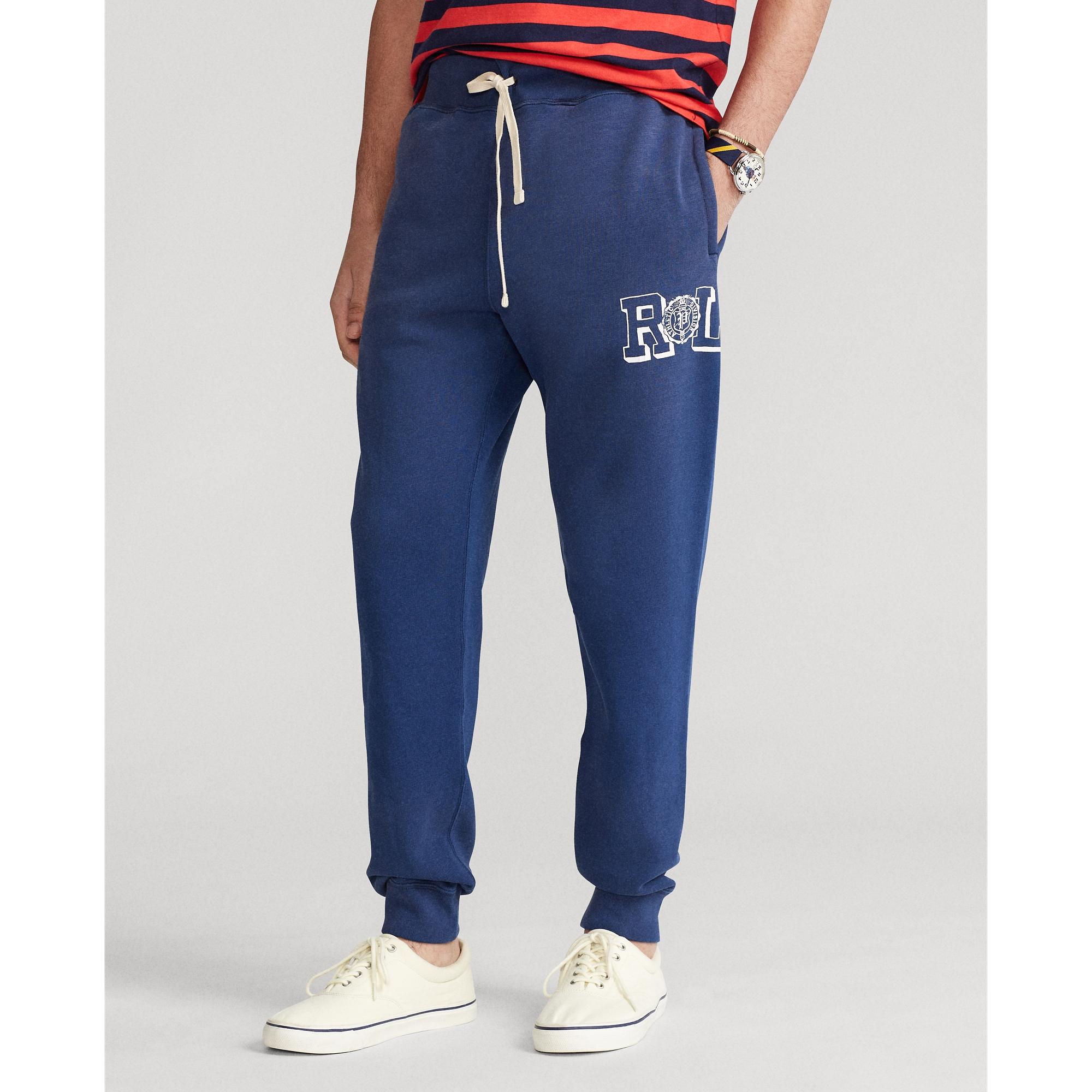 Polo Ralph Lauren Fleece Graphic Jogger Pant in Blue for Men - Lyst
