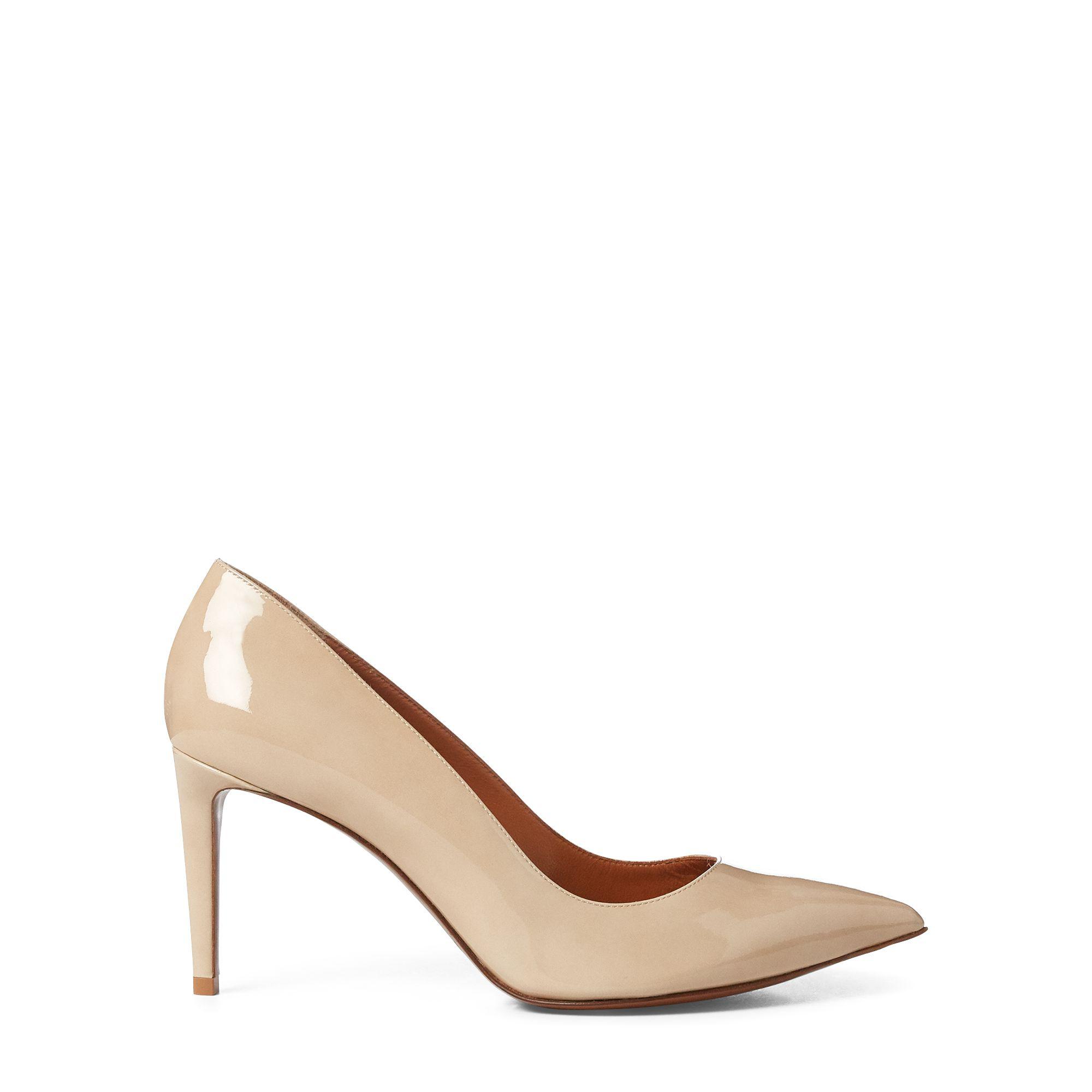 ralph lauren leather pumps