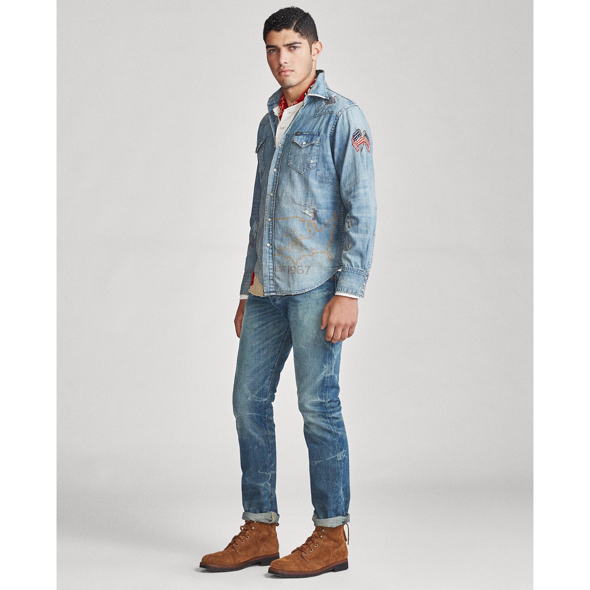 トップス LIMITEDEDITION POLO RALPH LAUREN WESTERN Polo Ralph Lauren Limited-edition Western Shirt in Blue for