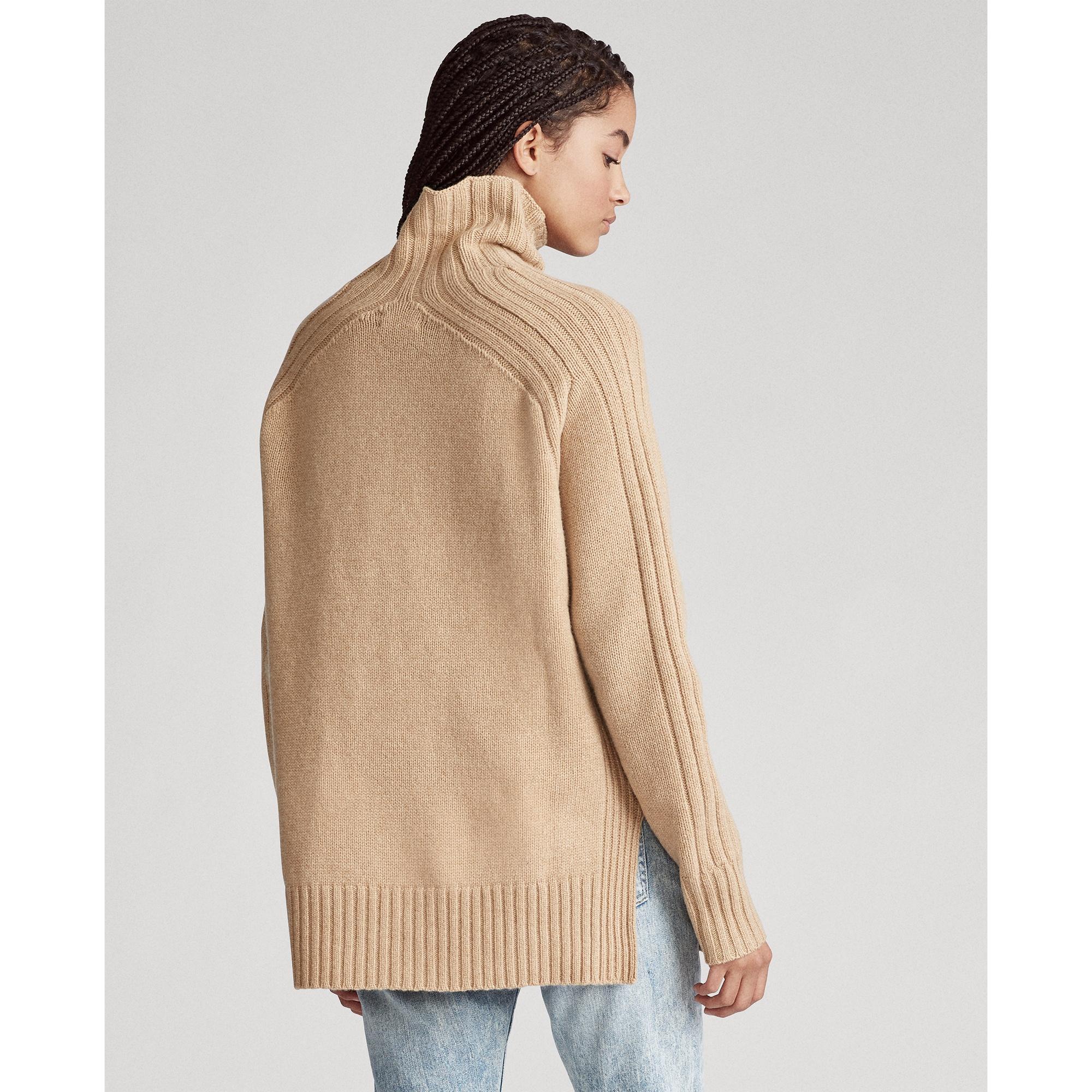 polo ralph lauren ribbed turtleneck sweater