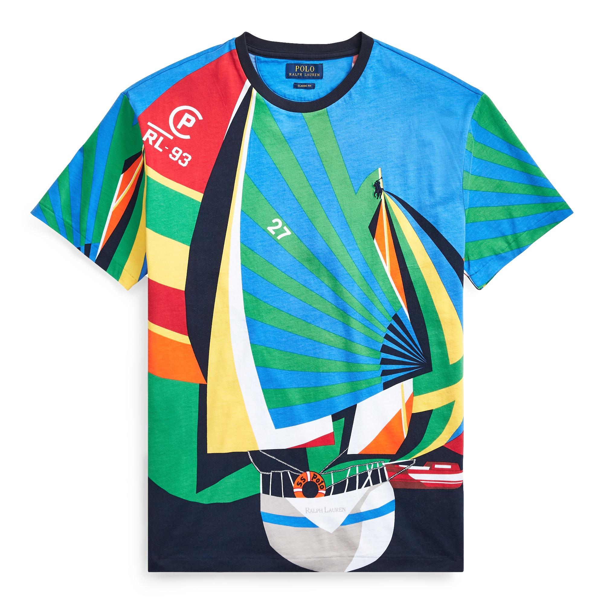 polo ralph lauren classic fit cotton graphic tee