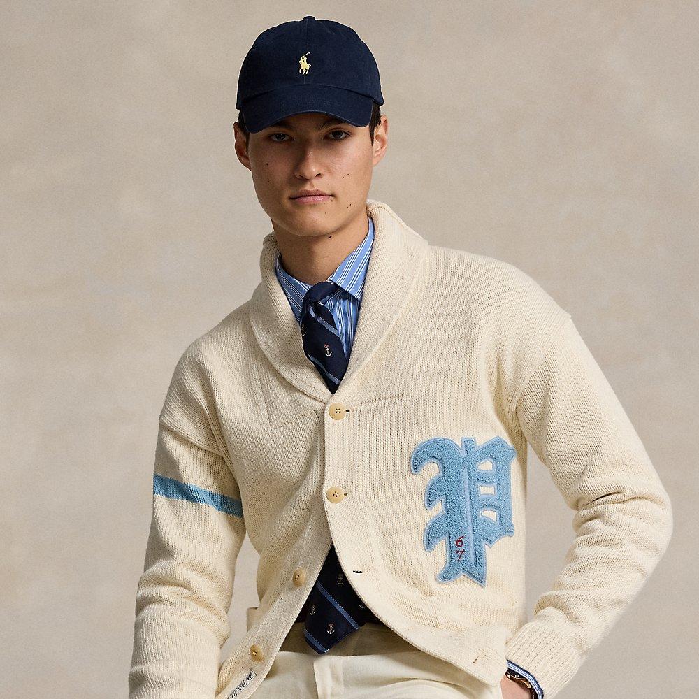 Ralph lauren hot sale letterman cardigan