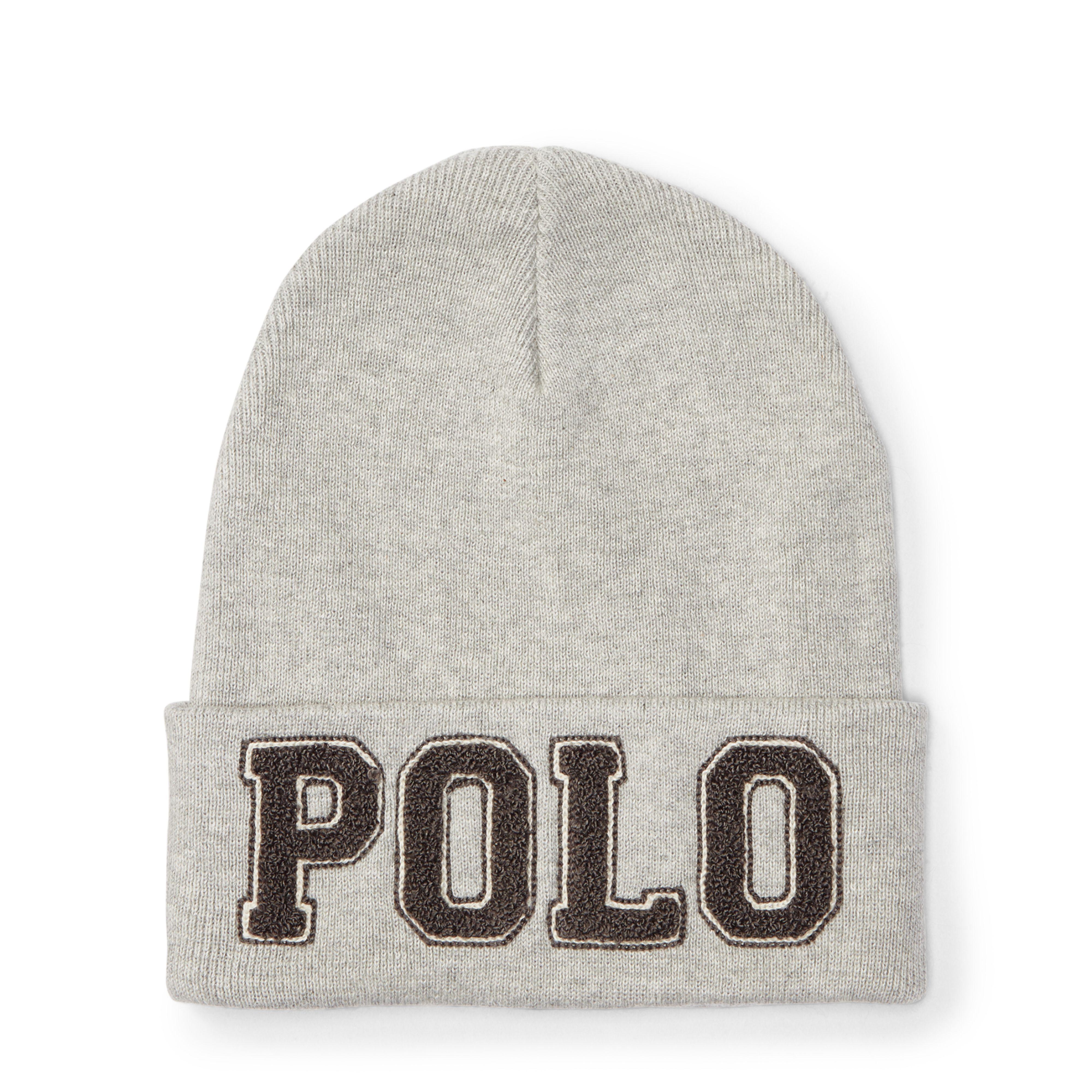 gray polo beanie