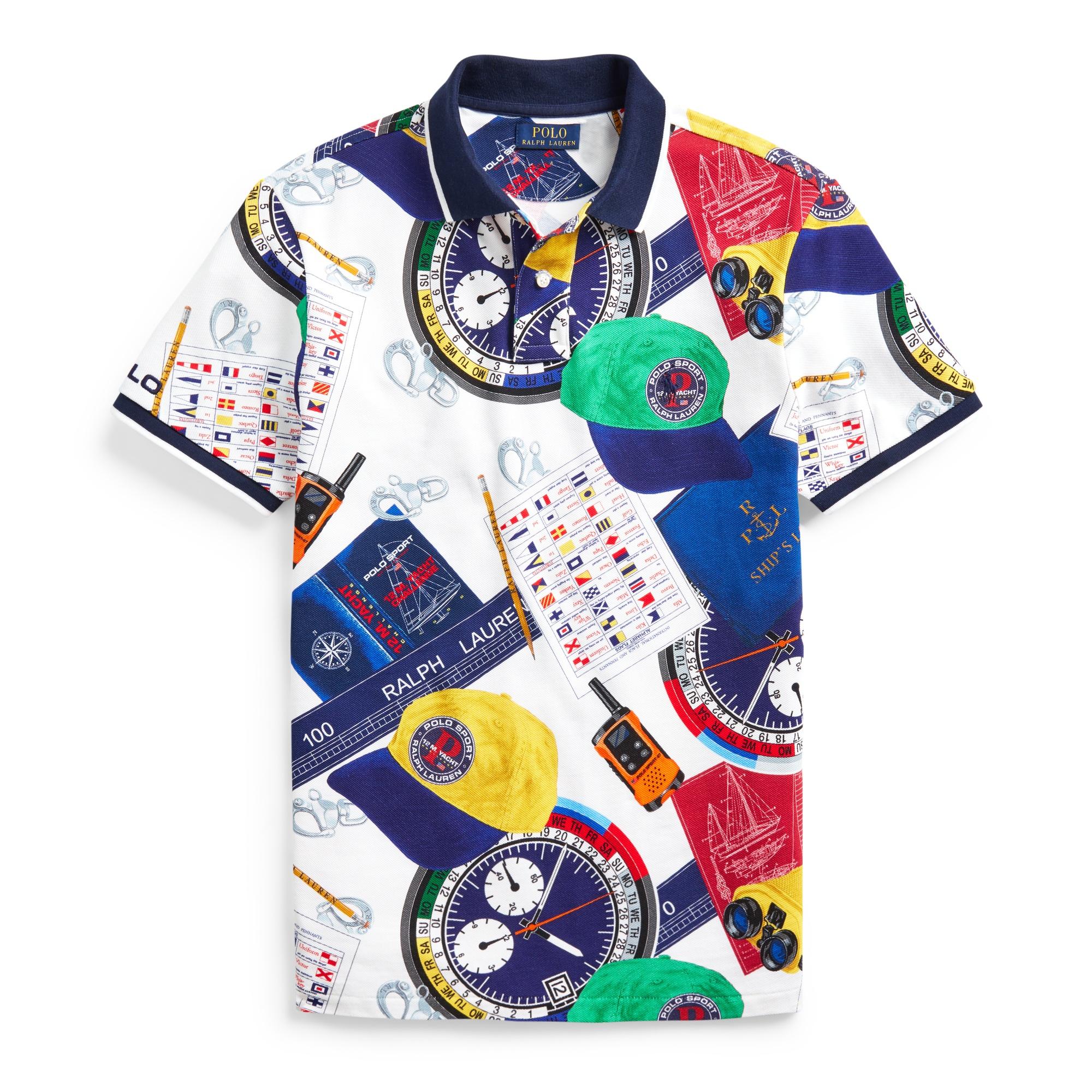 the nautical racing polo shirt