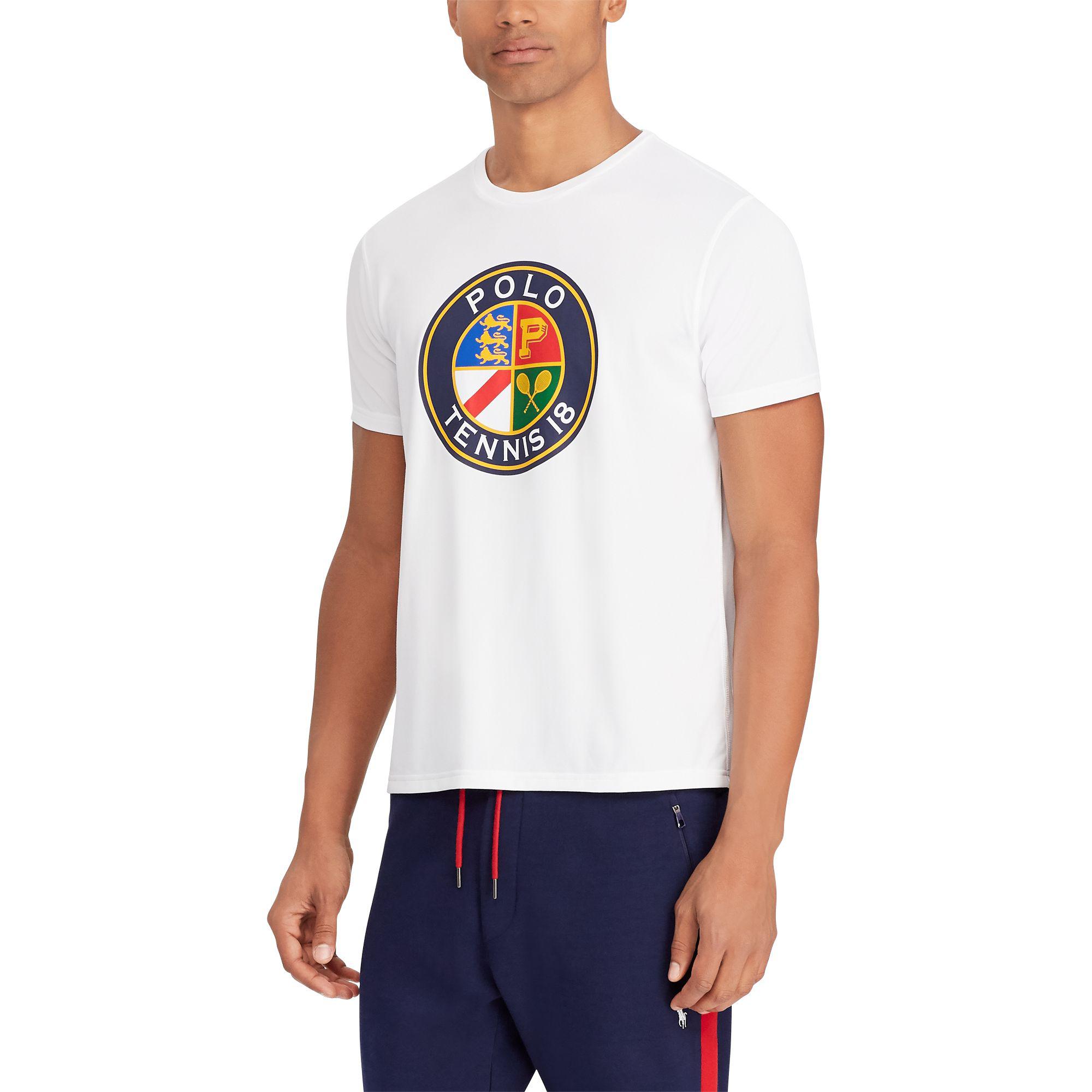 Lyst Polo Ralph Lauren Us Open Active Fit Tshirt in Blue for Men