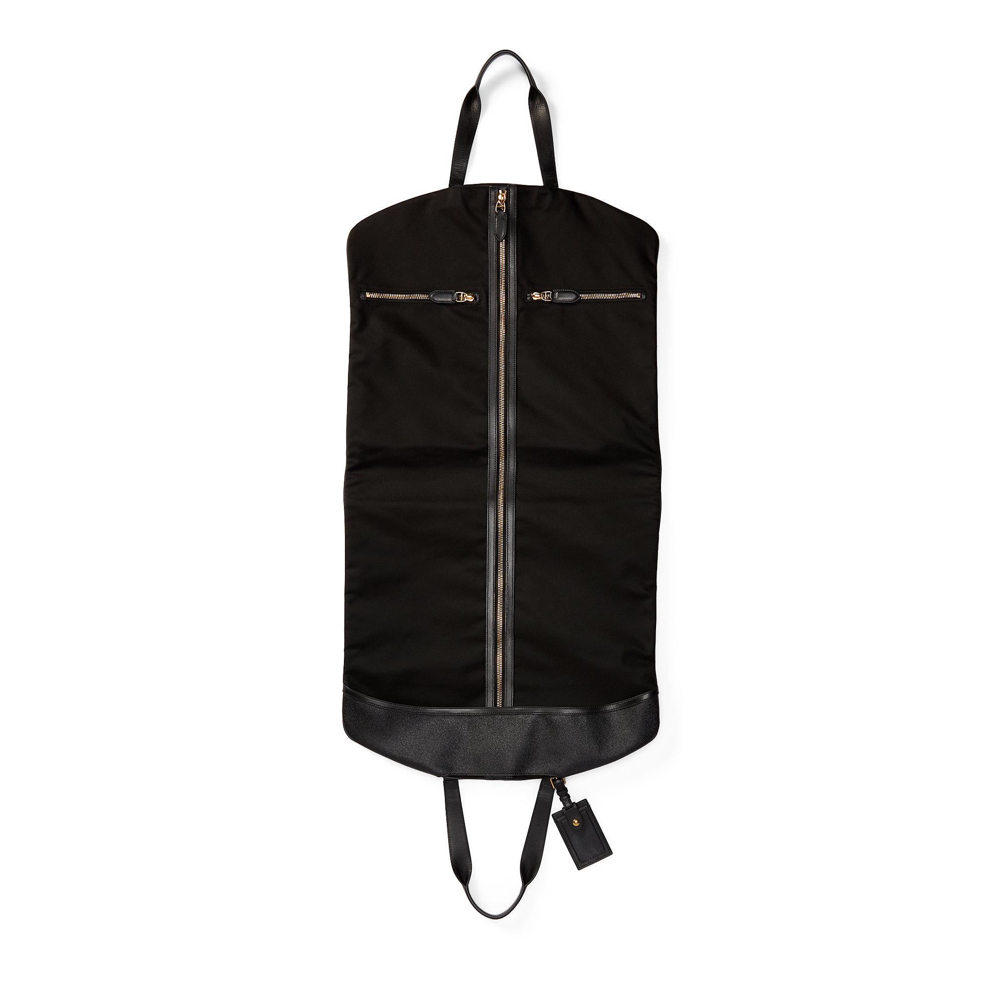 Ralph Lauren Coated Canvas Rl Garment Bag in Black for Men - Lyst