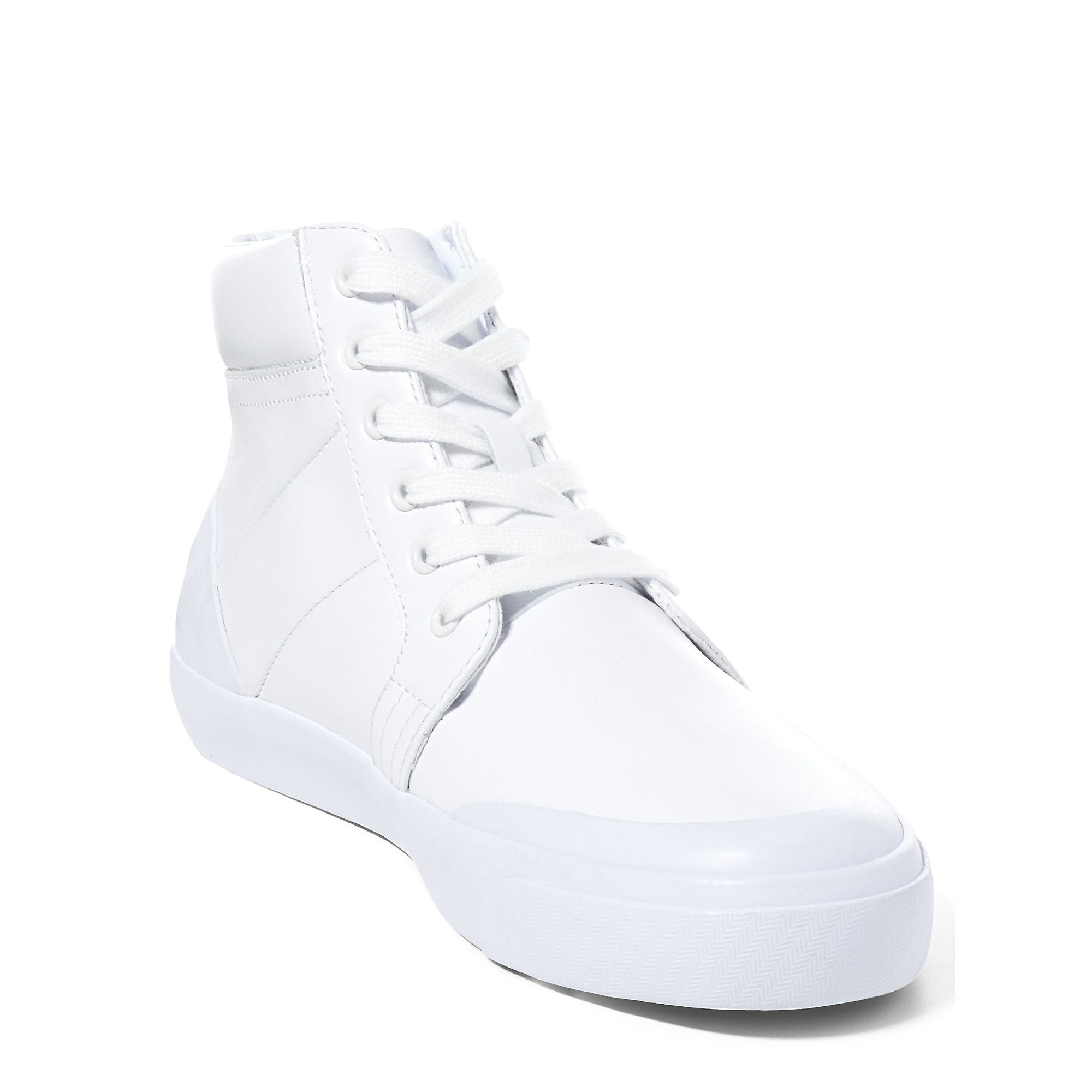 Polo Ralph Lauren Isaak Leather High-top Sneaker in White - Lyst