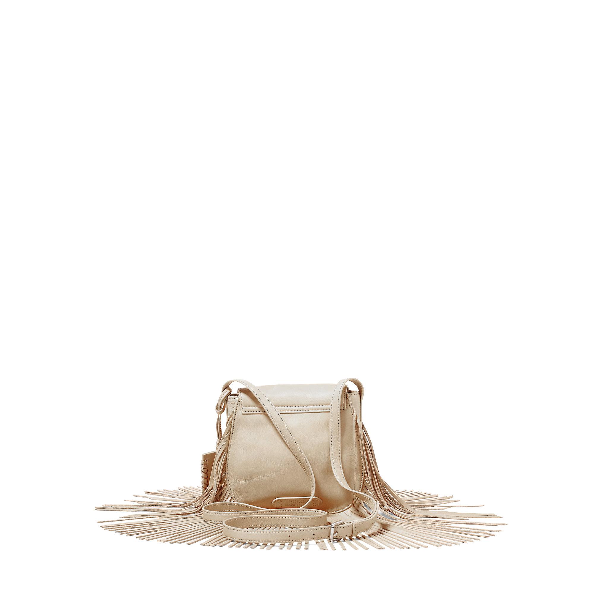 Polo Ralph Lauren Fringe Leather Crossbody Bag | Lyst