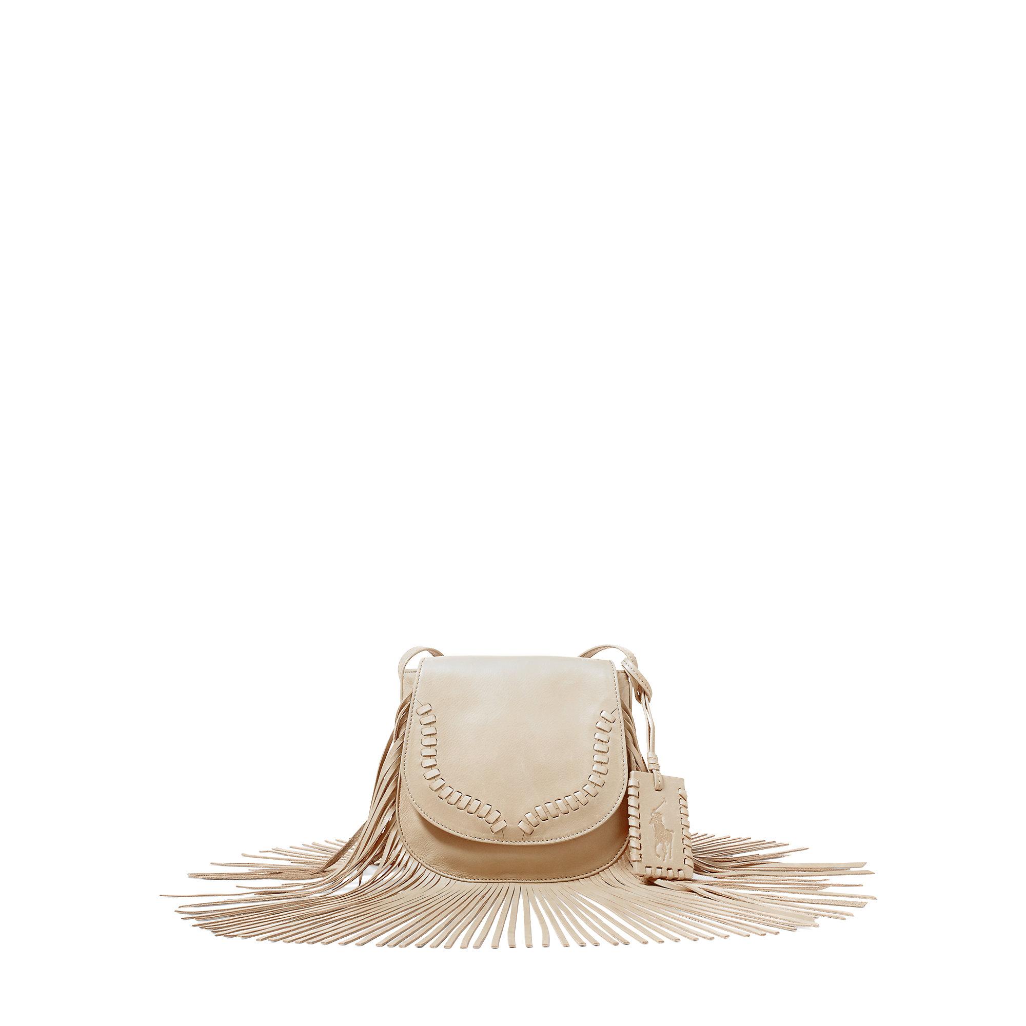 Polo Ralph Lauren Fringe Leather Crossbody Bag | Lyst