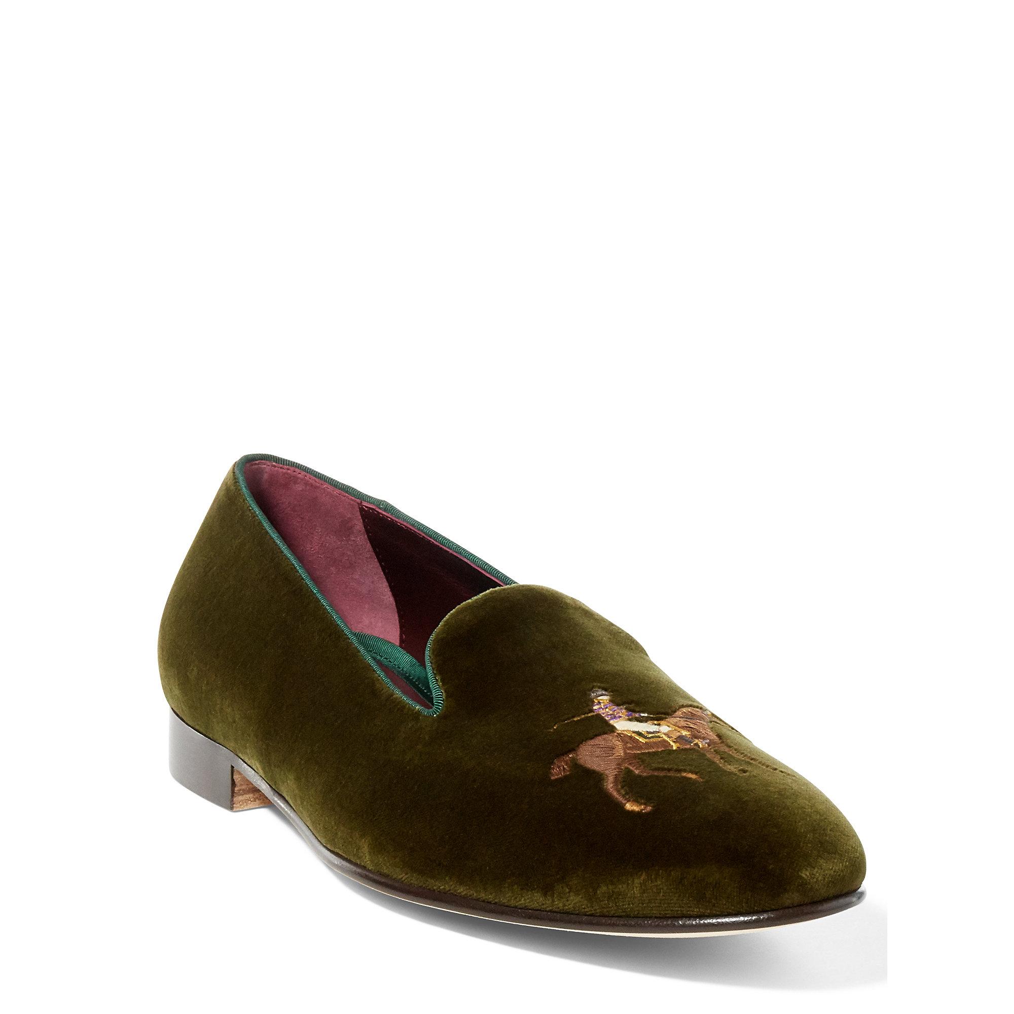 palace ralph lauren formal slipper engineered equestrian print