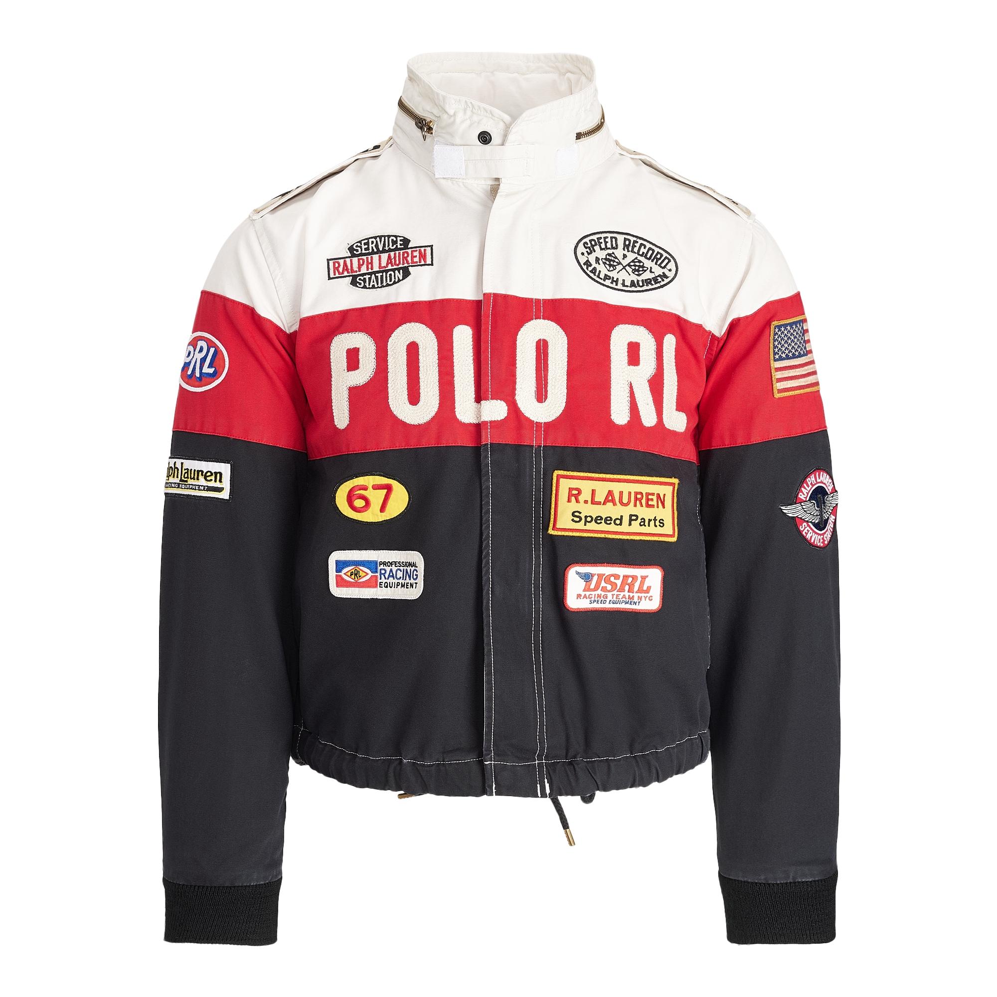 Polo Ralph Lauren Cotton Graphic Bomber Jacket | Lyst