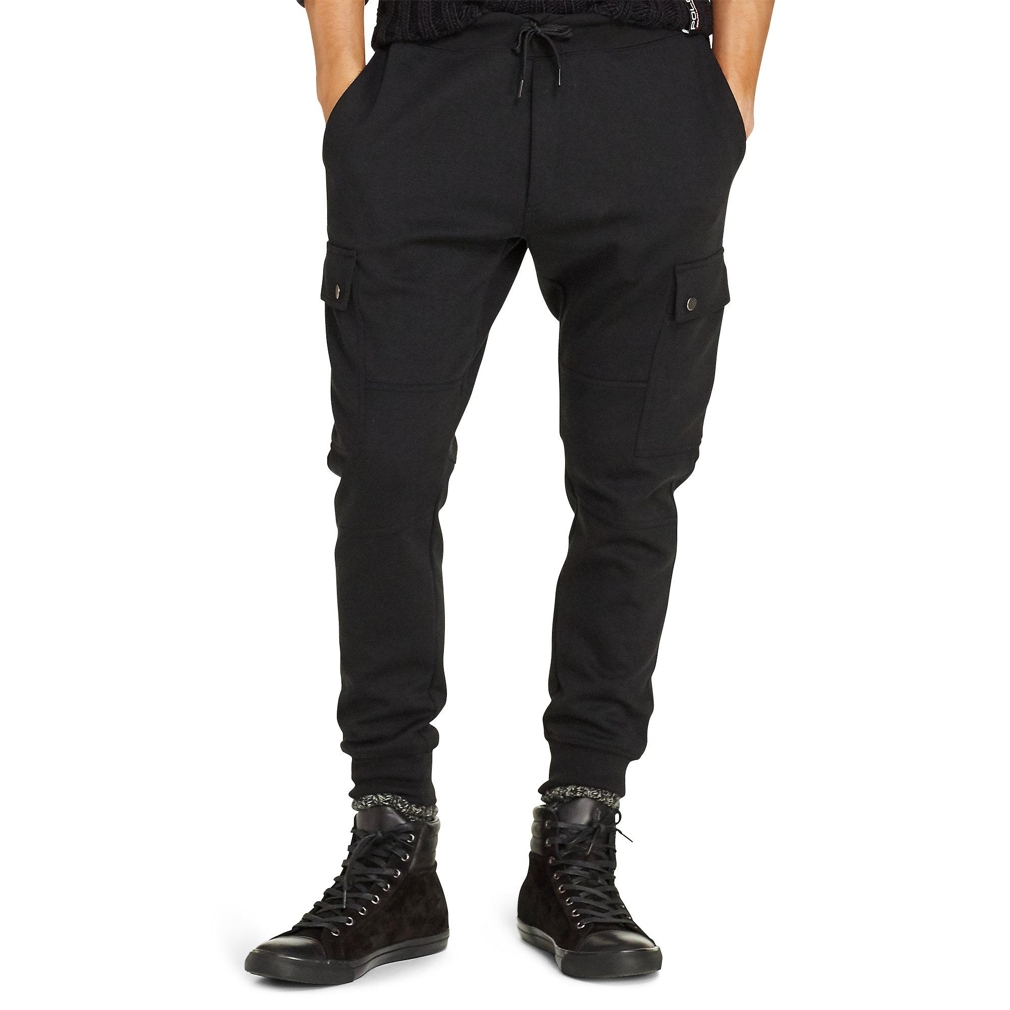 polo men's double knit joggers