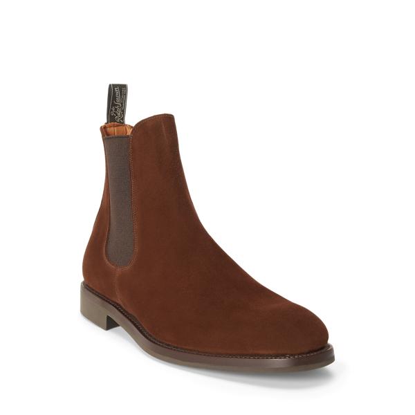 Polo Ralph Lauren Troy Suede Chelsea Boot in Brown for Men  display picture 1
