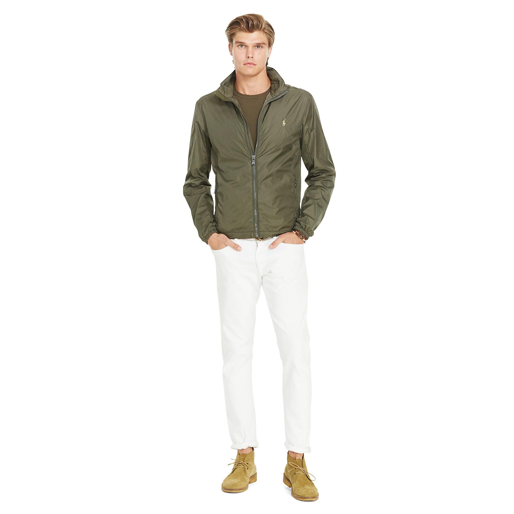 Polo Ralph Lauren Polo Retford Packable Windbreaker Jacket in Green for Men  | Lyst