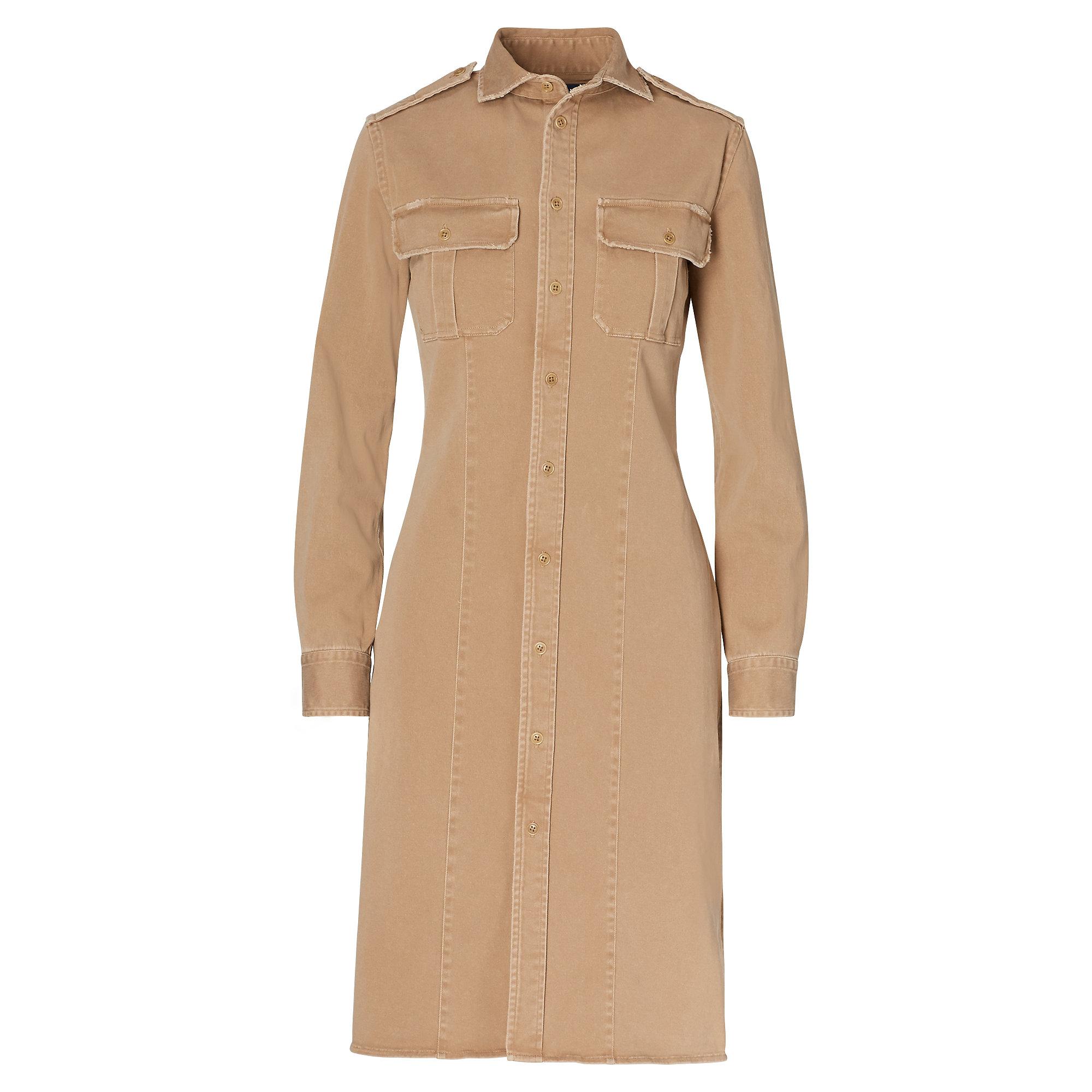 ralph lauren twill shirtdress