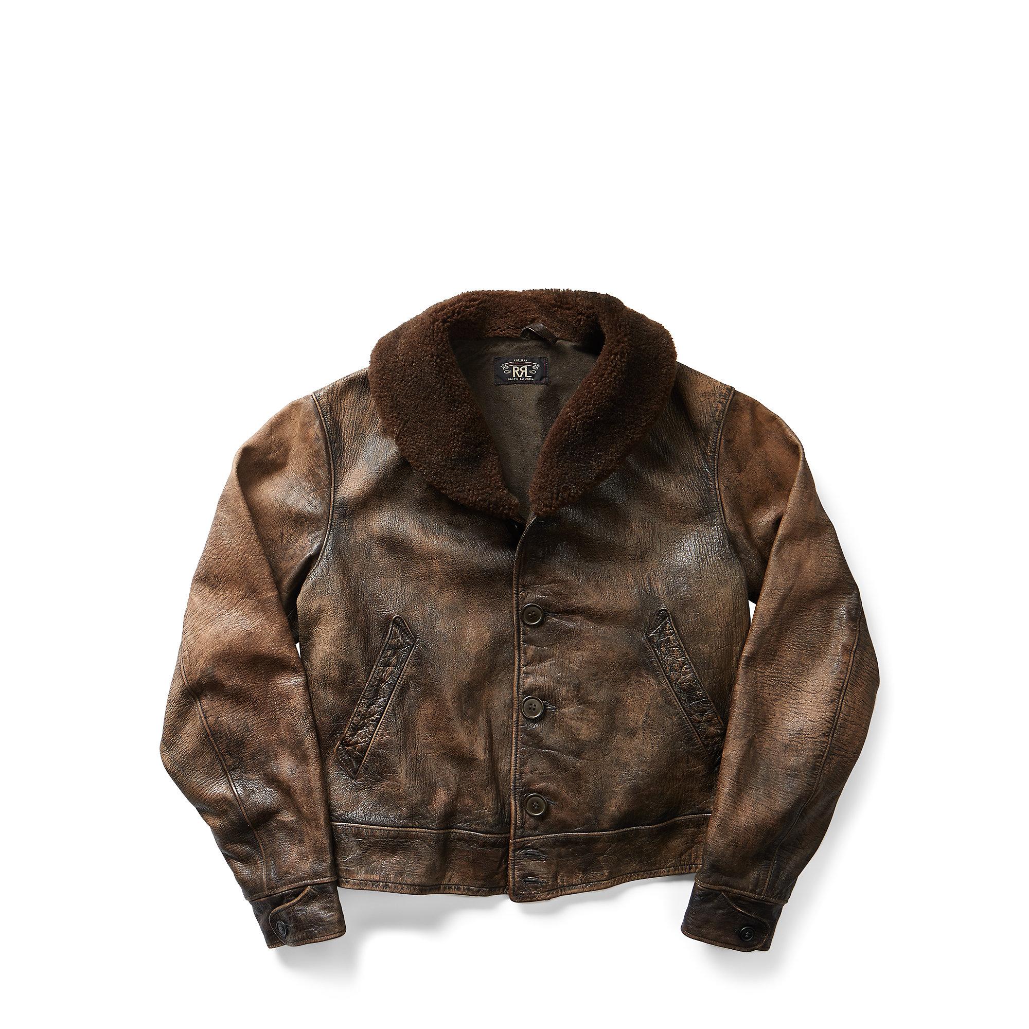 rrl shearling jacket