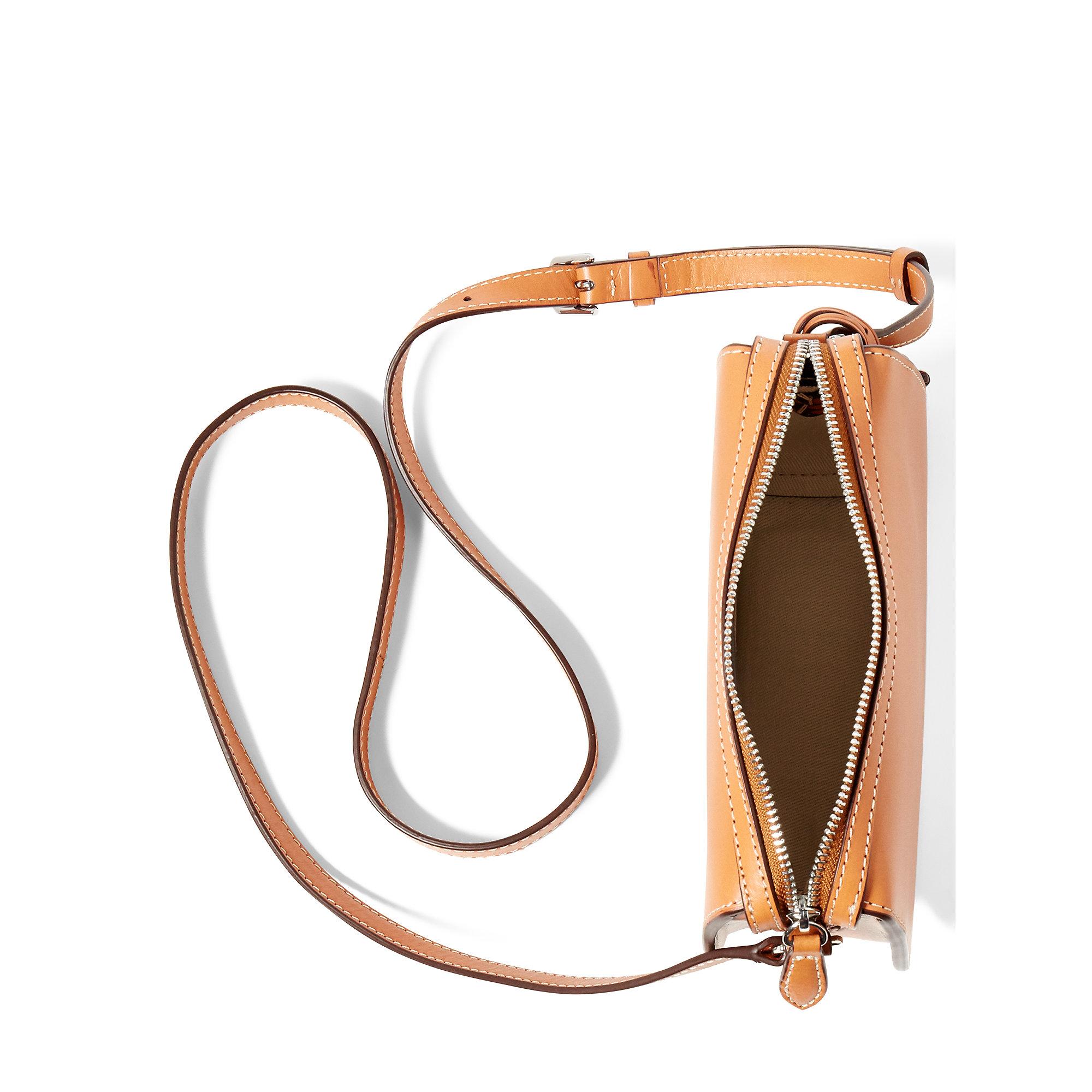 ralph lauren crossbody bag brown