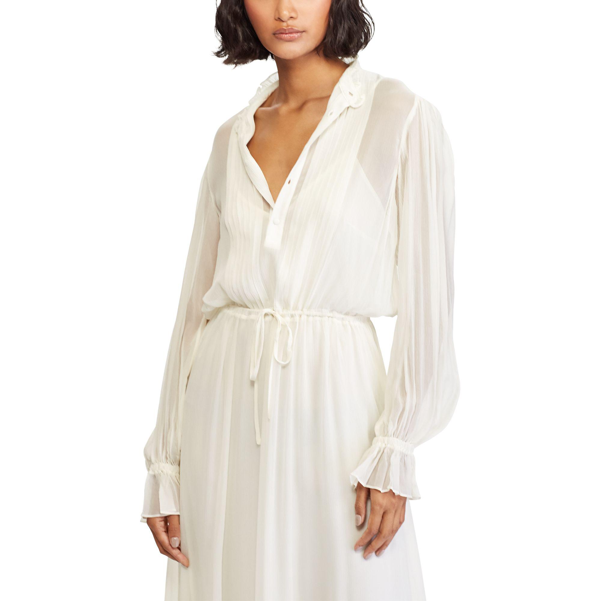 ralph lauren chiffon dress