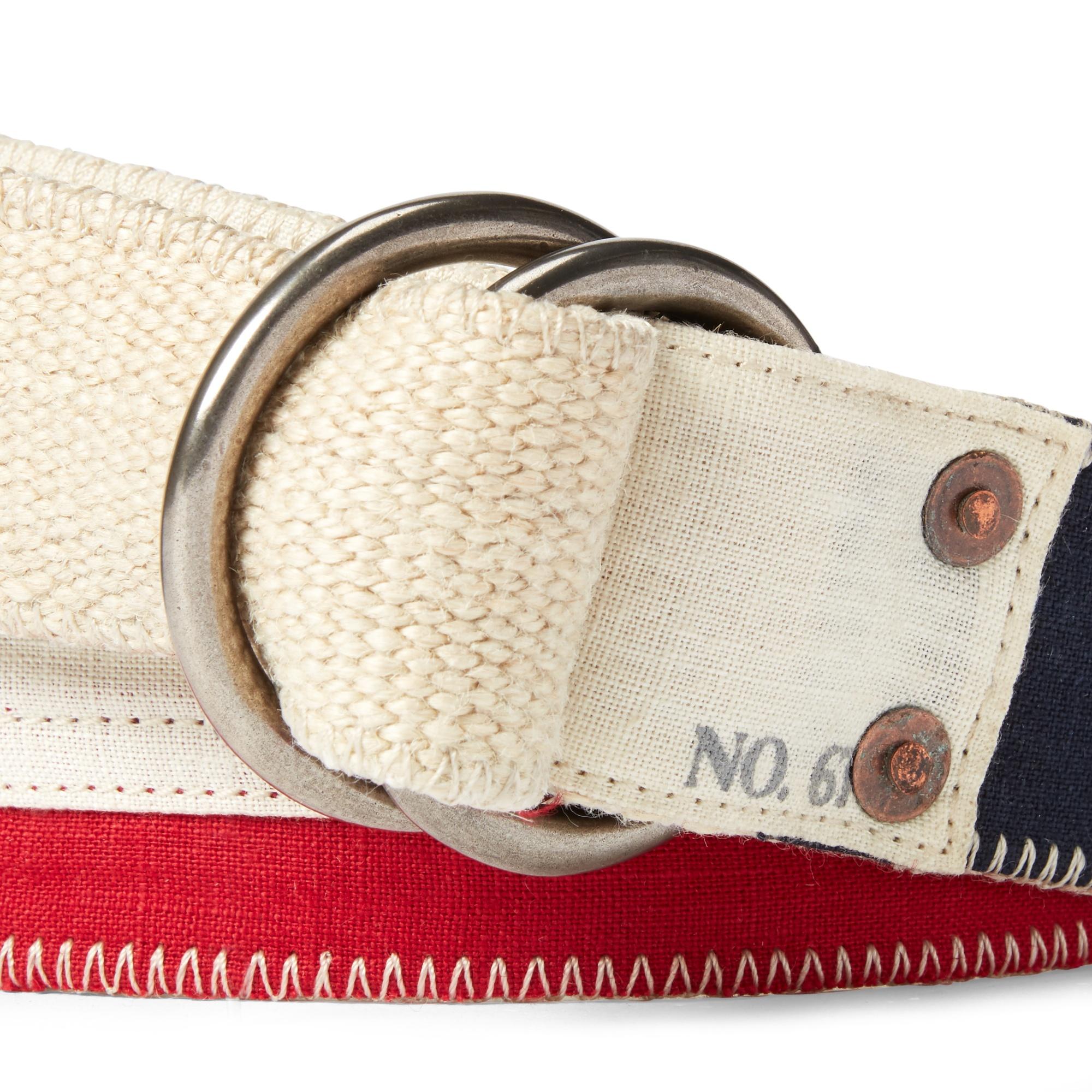 Polo Ralph Lauren Flag Linen O Ring Belt In Red Navy Cream Red For Men Lyst Polo Ralph Lauren Flag Linen O Ring Belt In Red Navy Cream Red For Men Lyst