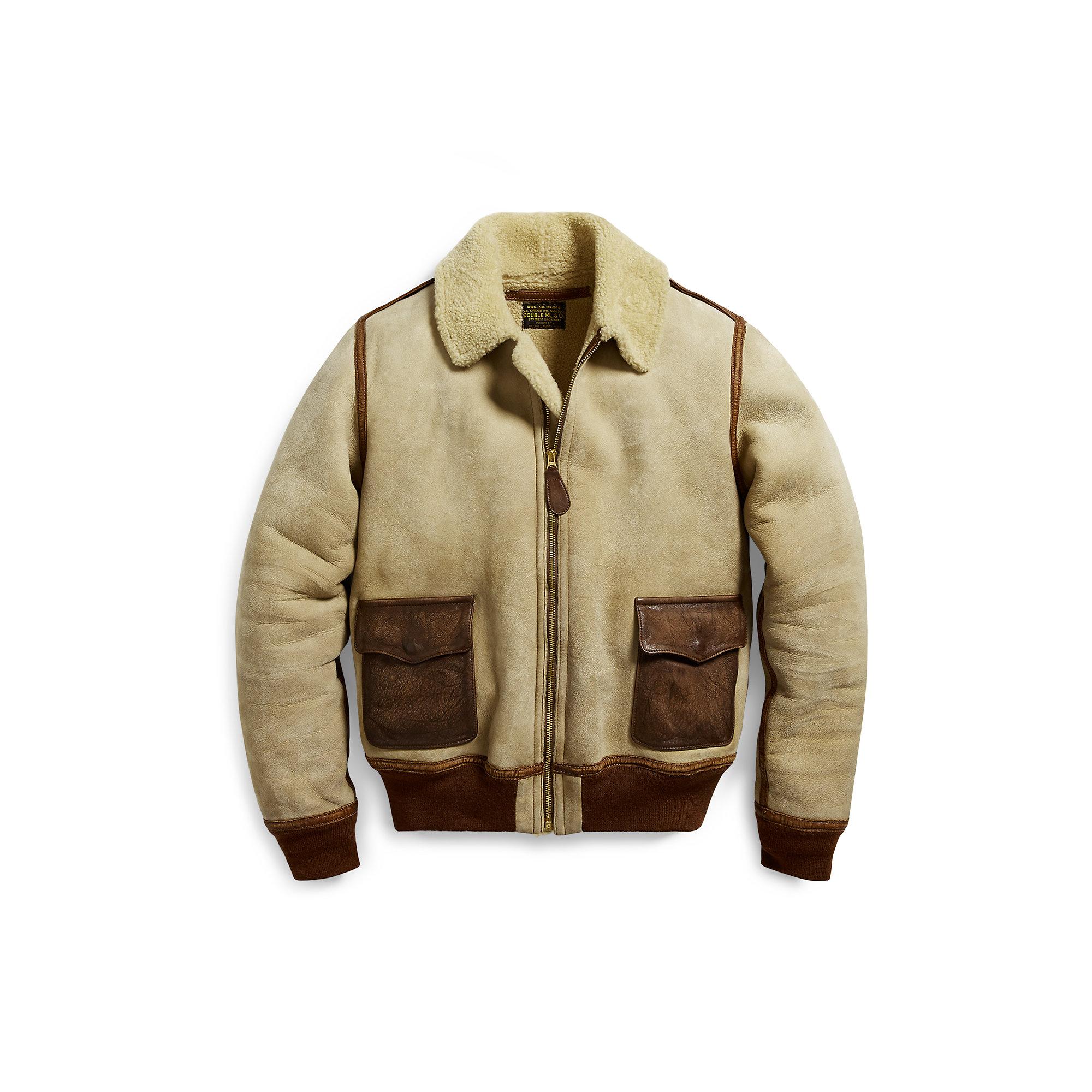 rrl shearling jacket