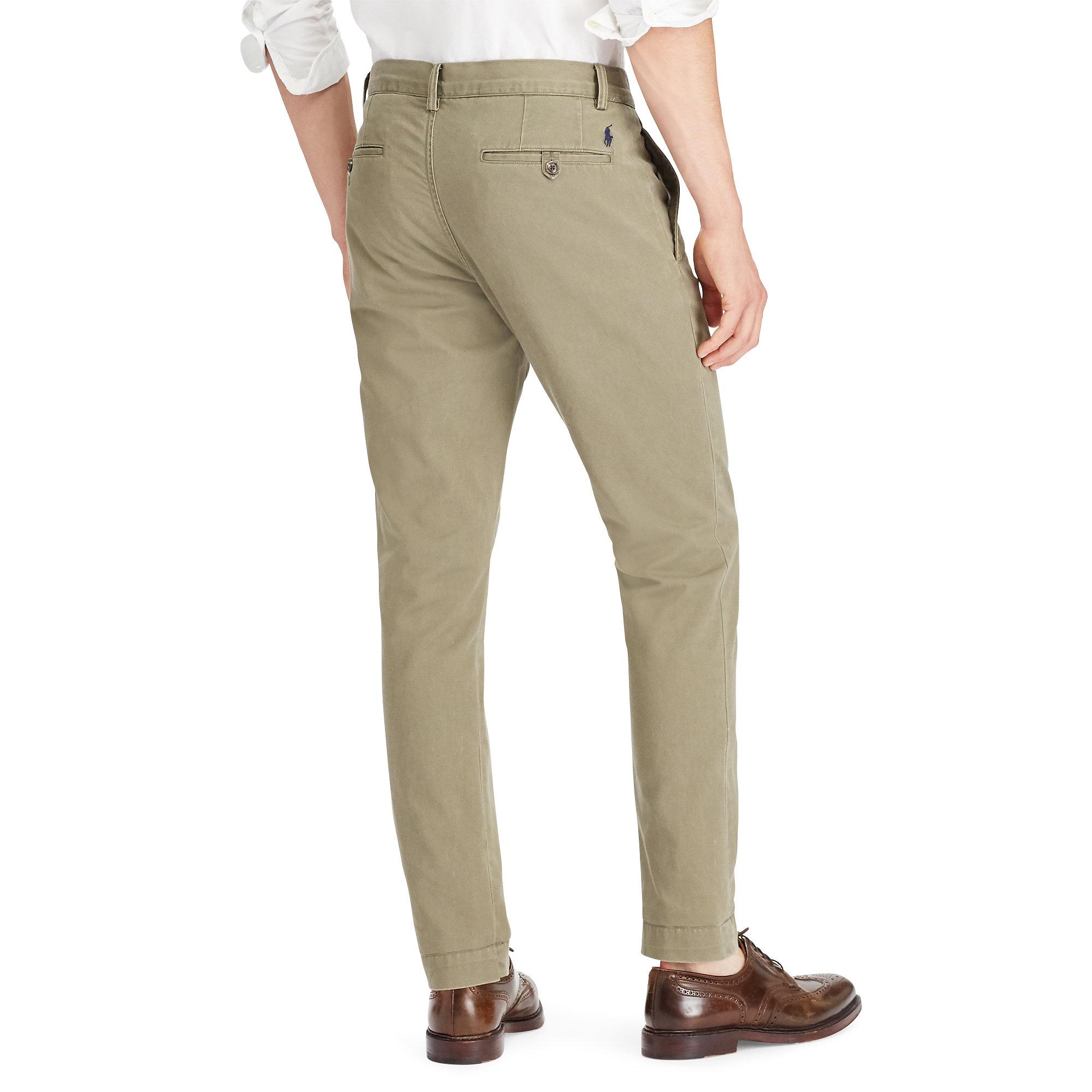 stretch slim fit cotton chino ralph lauren