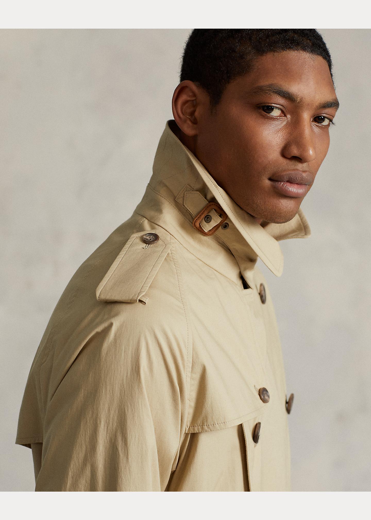 Polo ralph lauren trench coat mens cheap