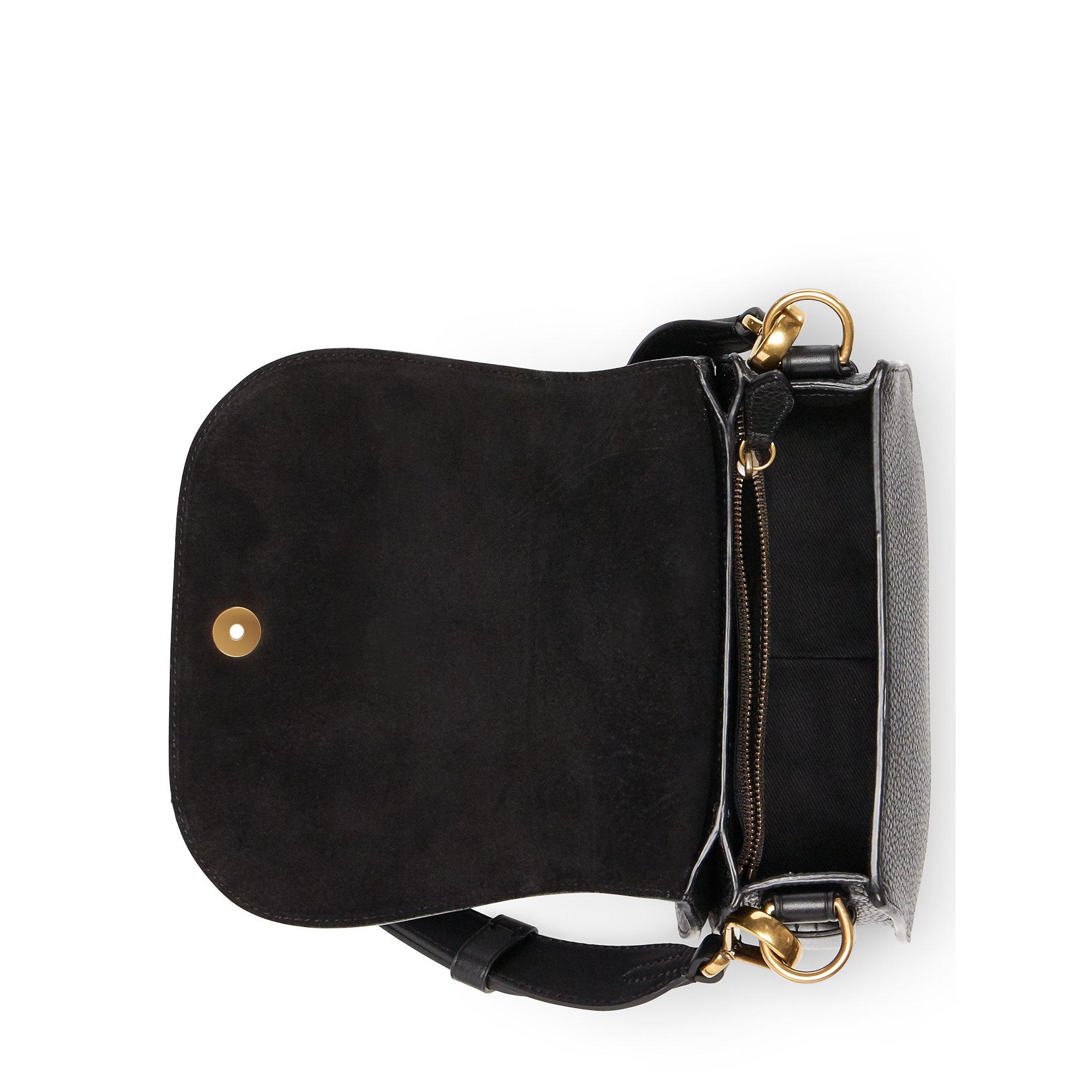 Ralph Lauren Handbag Black Leather