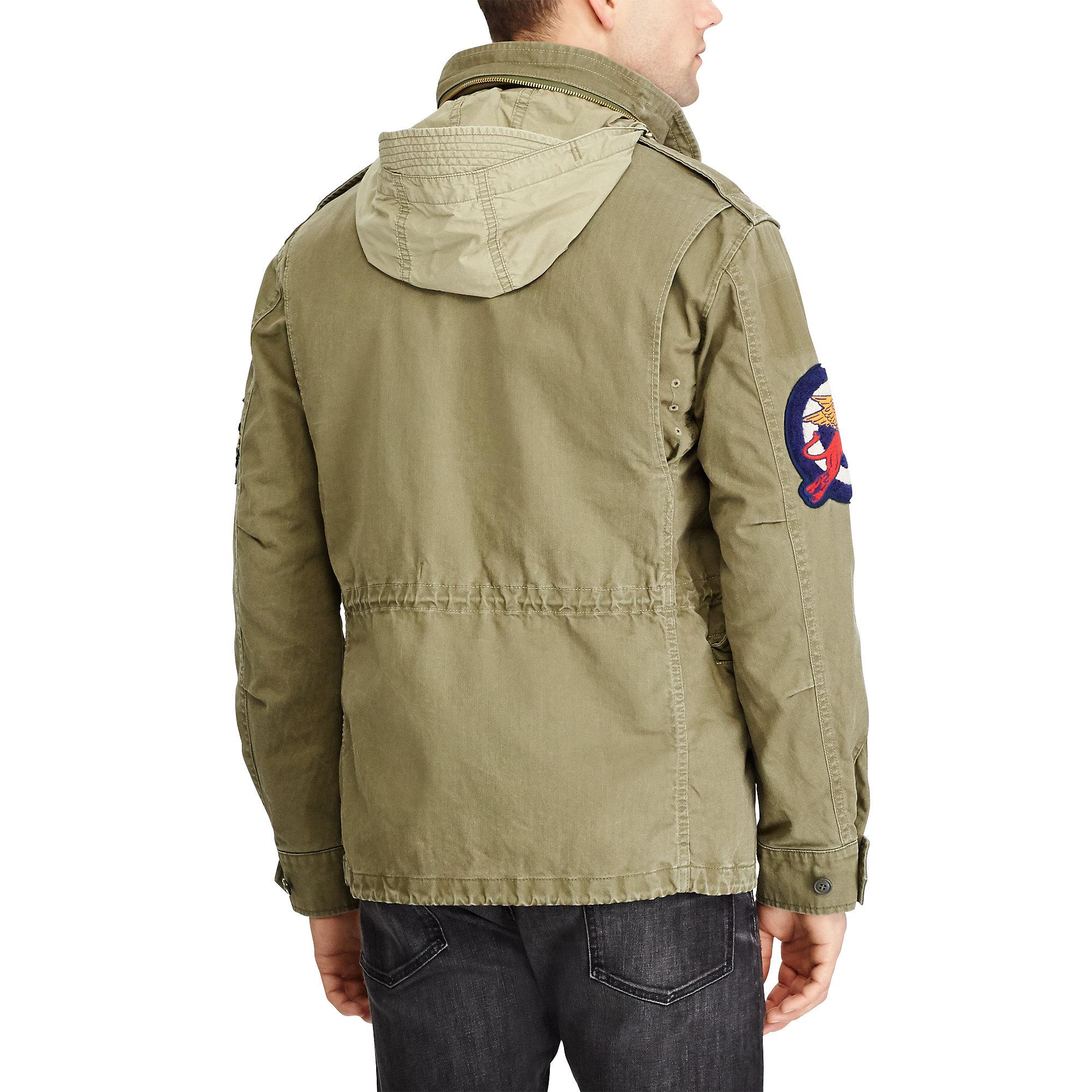 Polo Ralph Lauren Cotton The Iconic M-65 Field Jacket in Green for Men -  Lyst