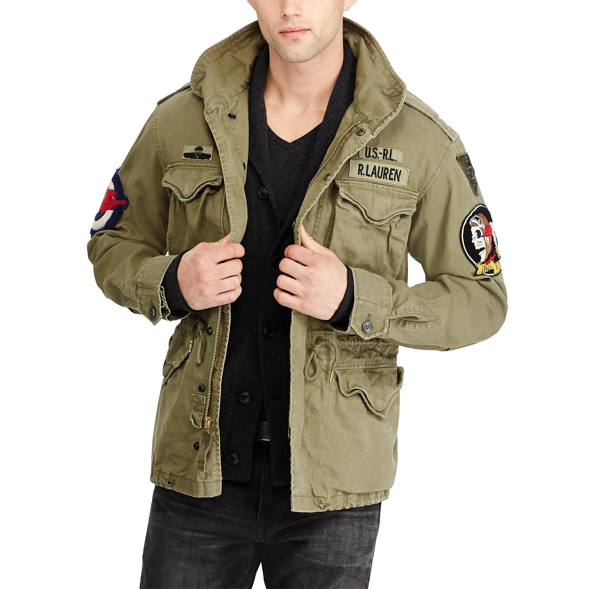 Polo Ralph Lauren Cotton The Iconic M-65 Field Jacket in Green for Men |  Lyst