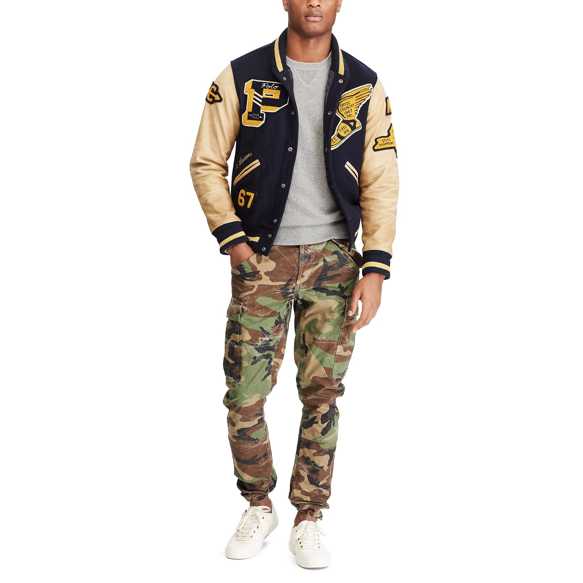 polo ralph lauren slim fit camo cargo pant
