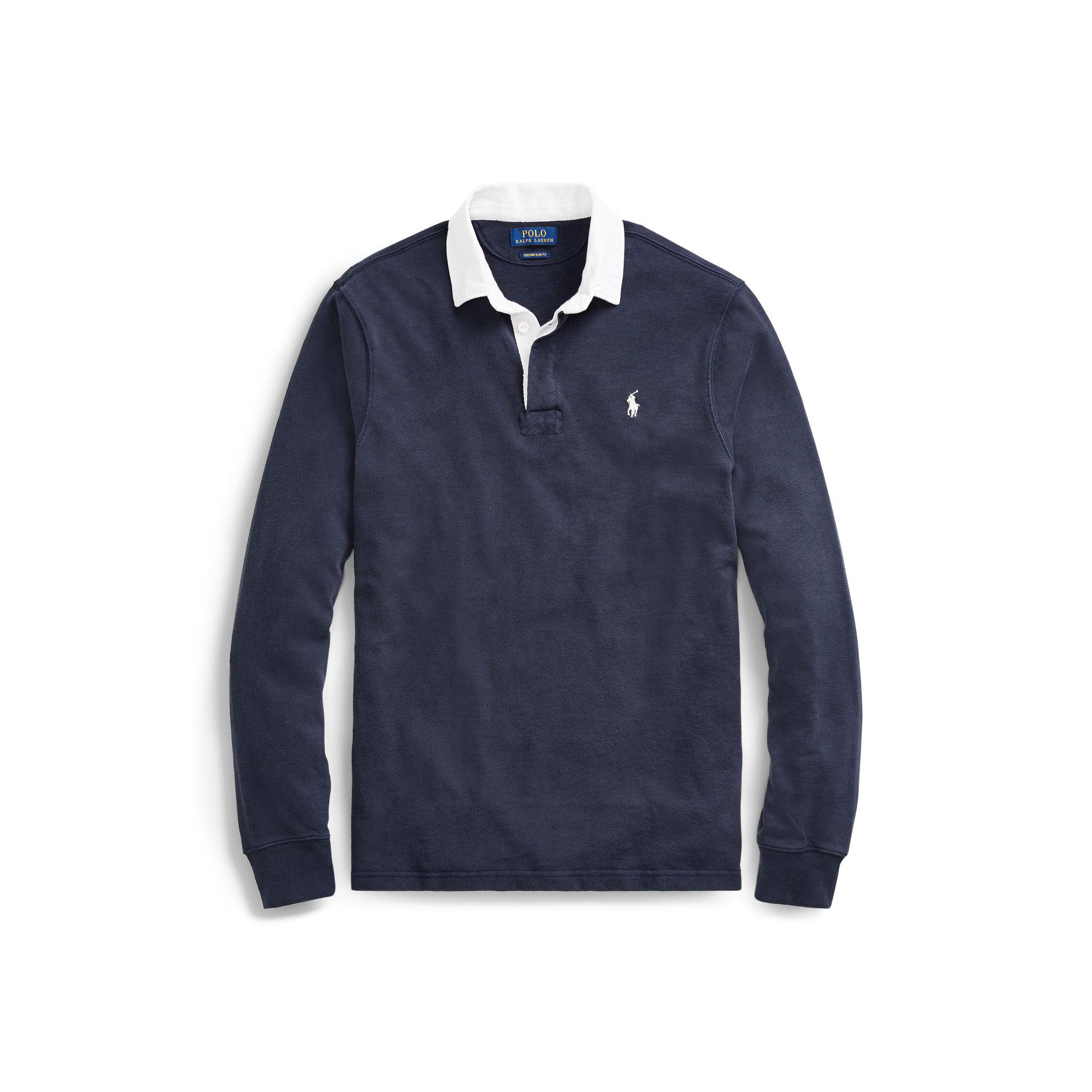 Polo Ralph Lauren The Iconic Rugby Shirt in Blue for Men ...