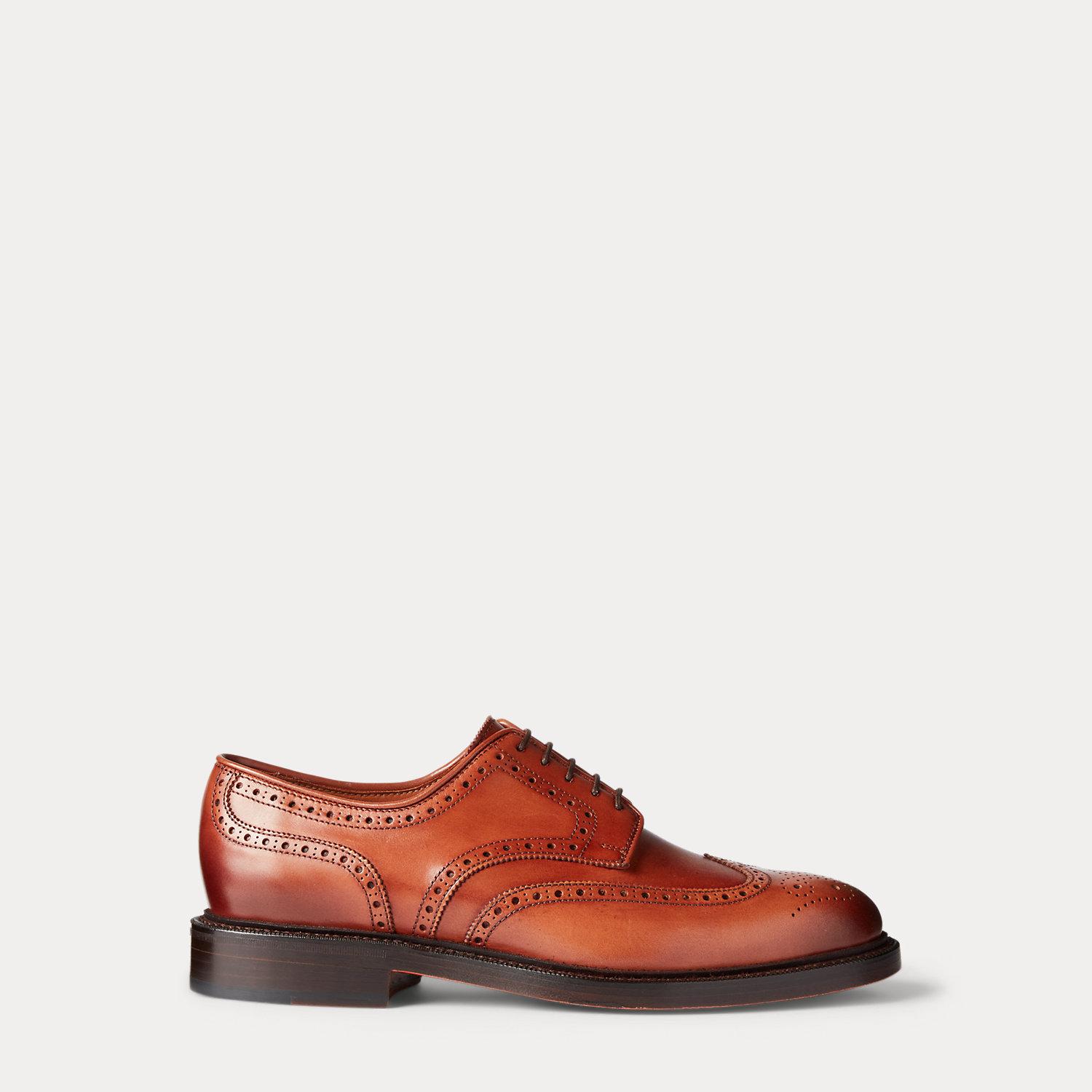 Ralph Lauren Brenton Oxford Suede/Leather Shoes Vibram Made in Italy‎  size 9.5D Brand New Men main image 4