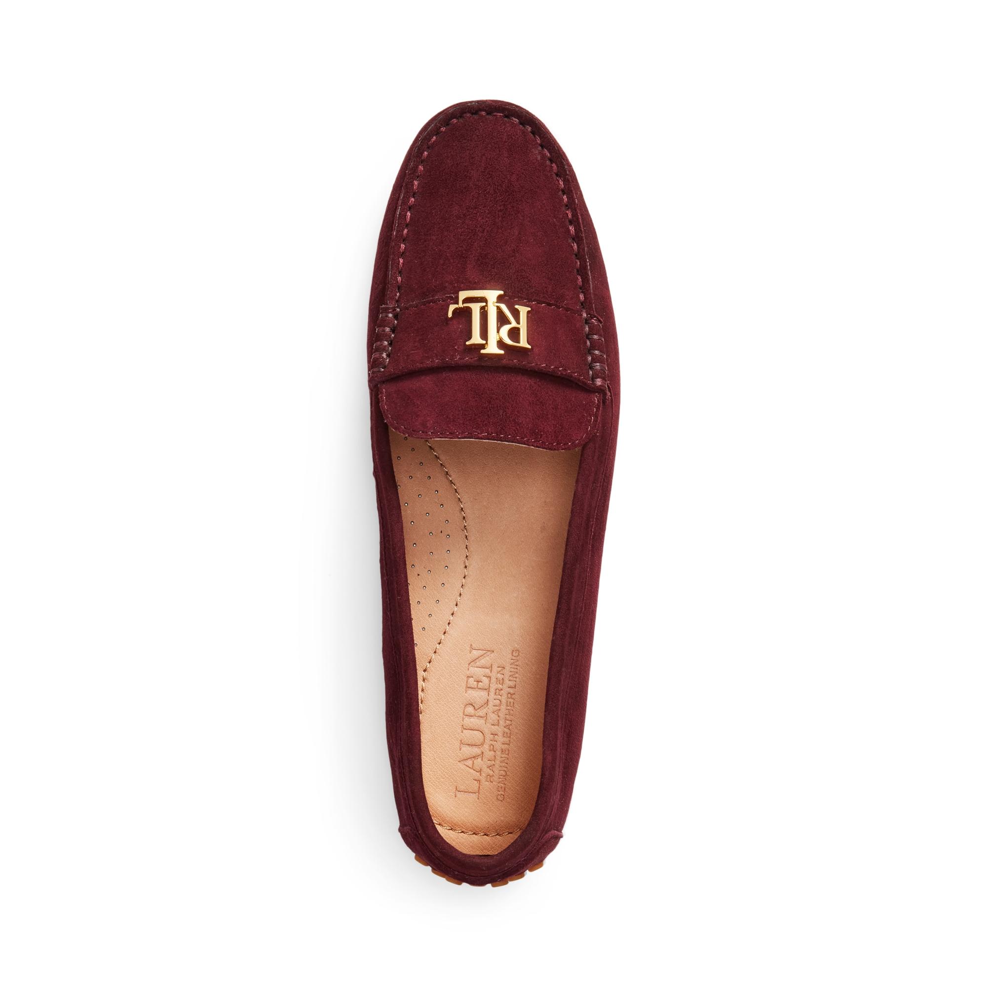 Ralph Lauren Barnsbury Suede Loafer | Lyst