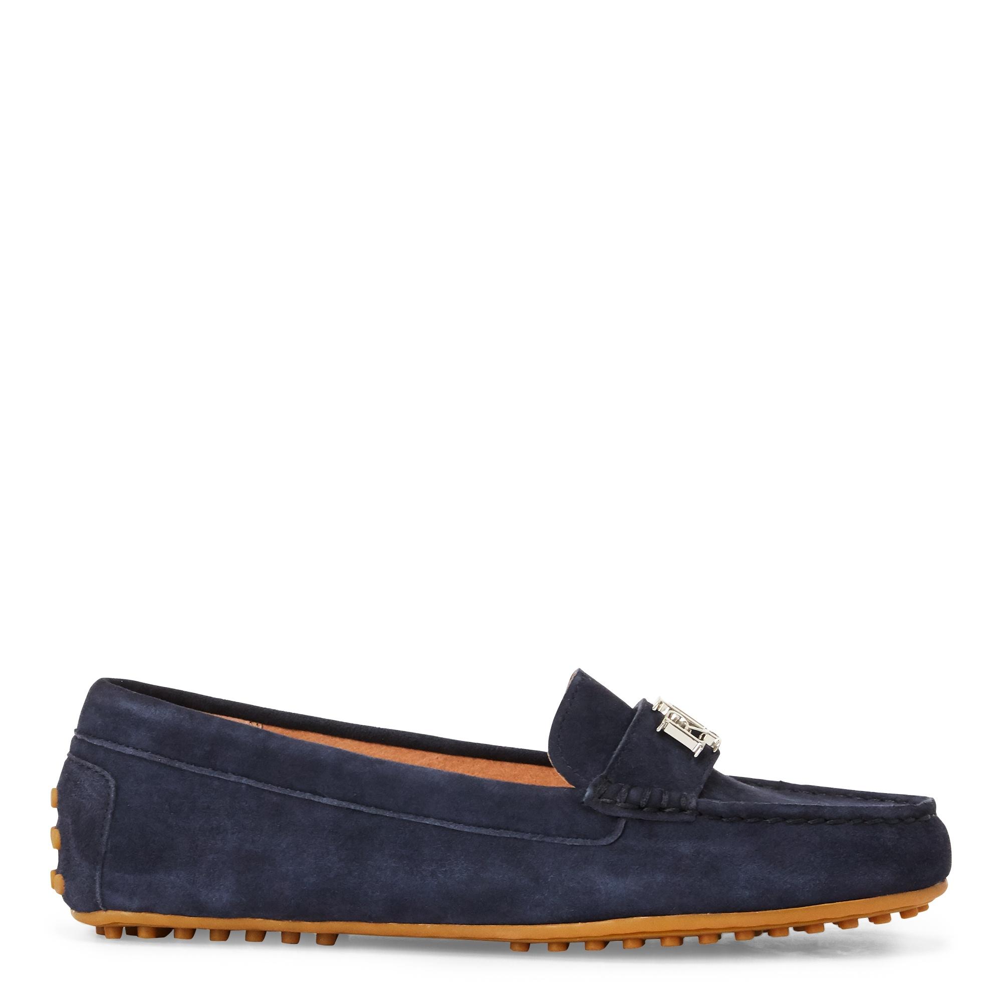 Ralph Lauren Barnsbury Suede Loafer in Blue Lyst