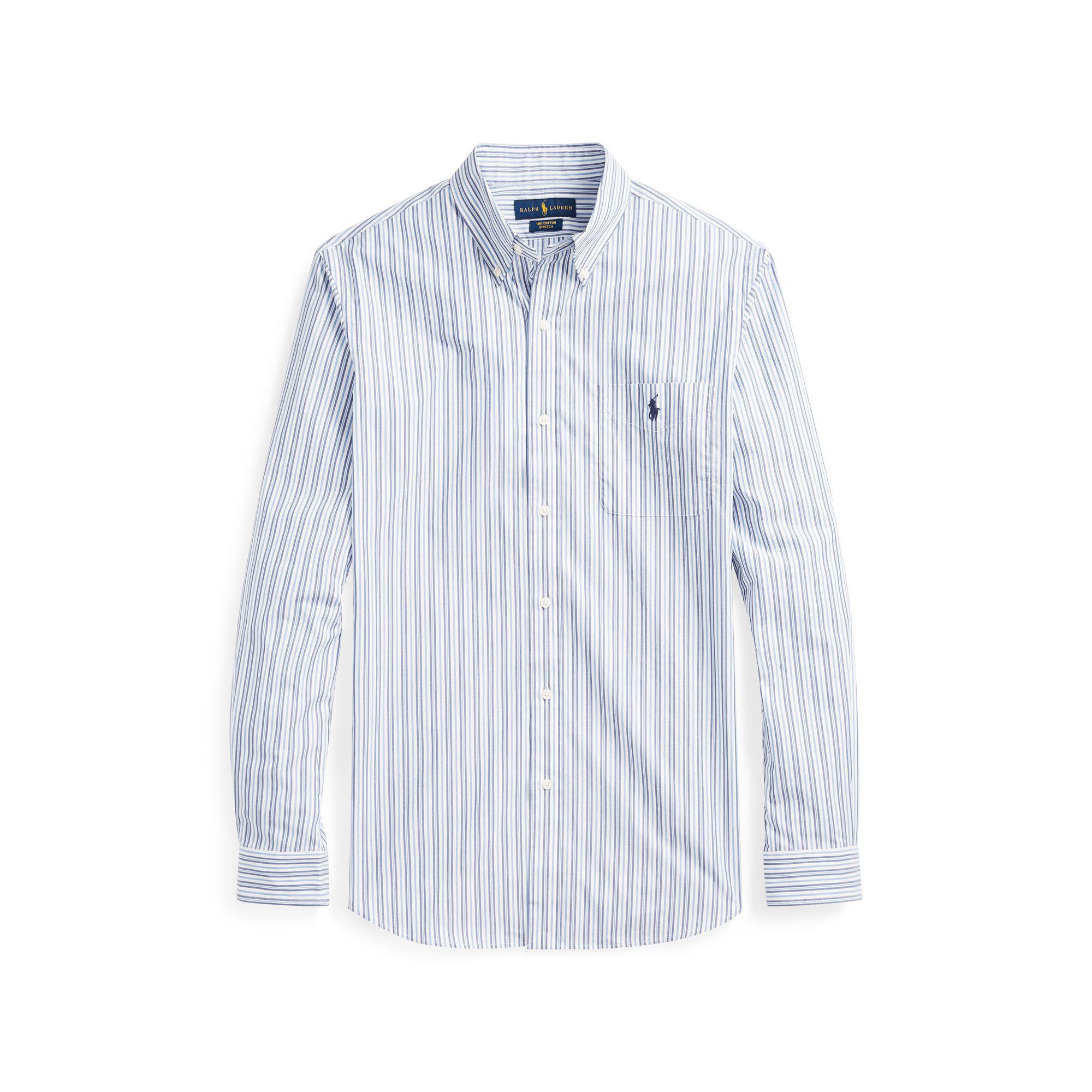 classic fit striped shirt