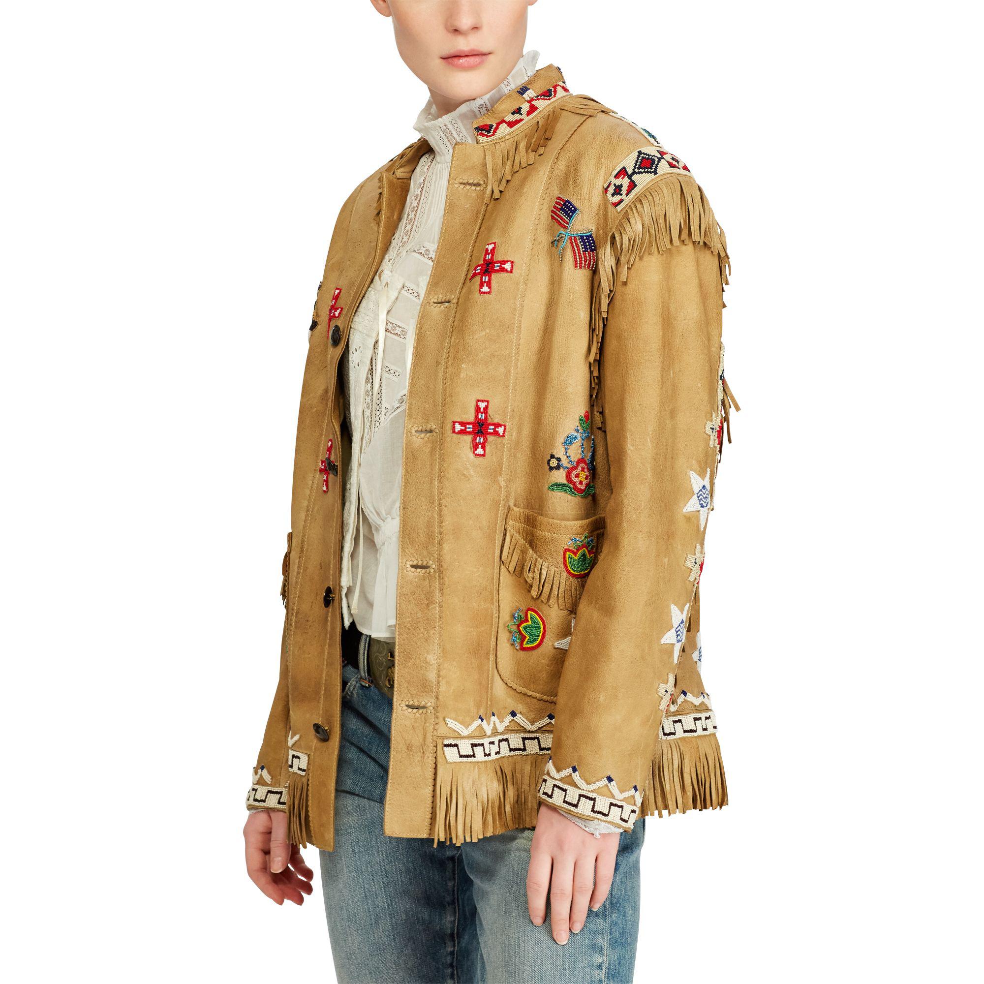 beaded fringe jacket