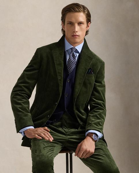 Polo Ralph Lauren The Rl67 Corduroy Jacket in Green for Men | Lyst UK
