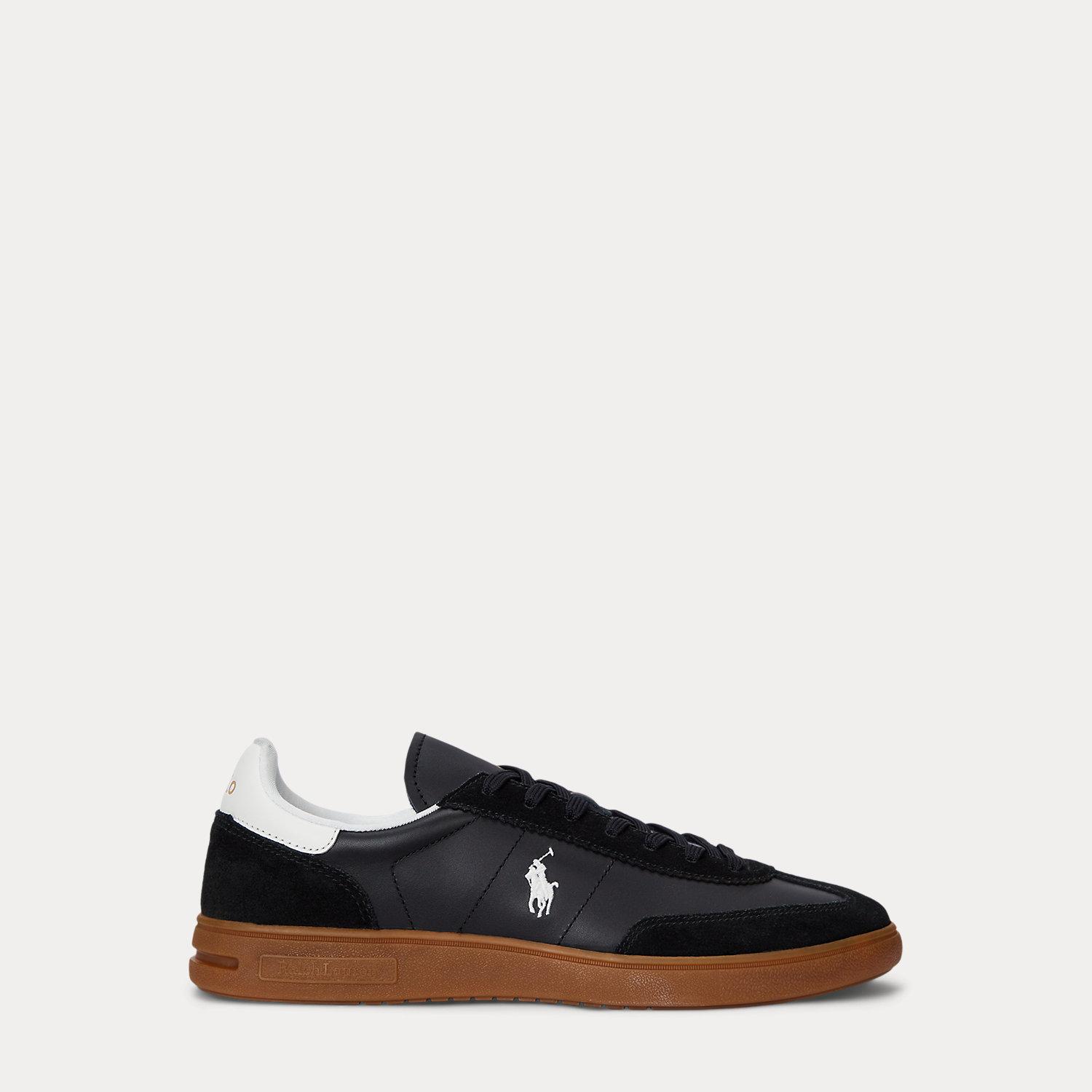 Polo Ralph Lauren Bedford Leather-Suede Trainer in Blue for Men 