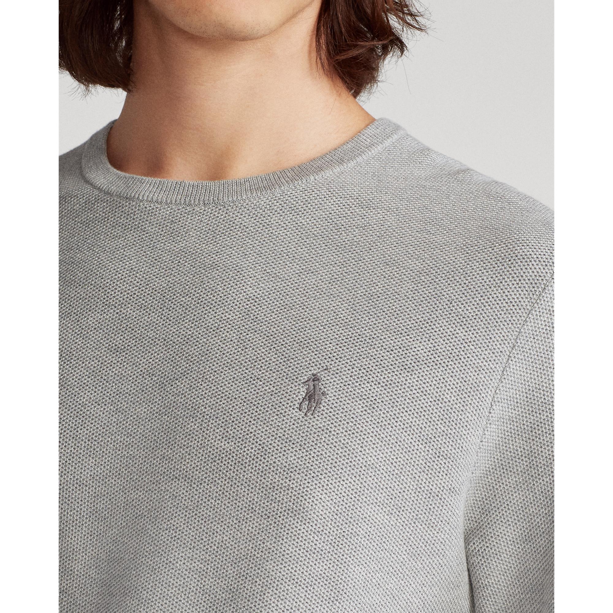 cotton crewneck jumper ralph lauren