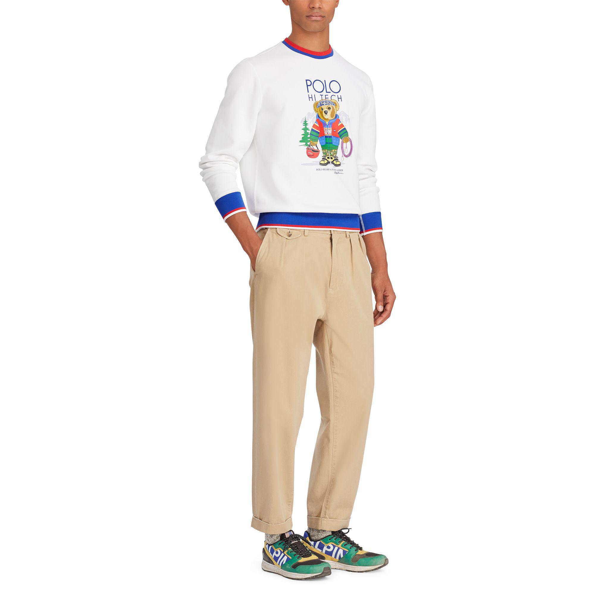 polo ralph lauren men's hi tech bear sweatshirt