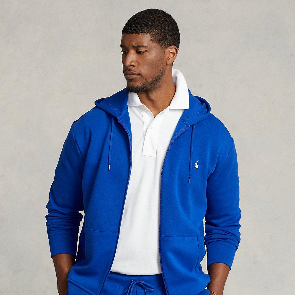 Polo Ralph Lauren Ralph Lauren Double-knit Full-zip Hoodie in Blue for Men  | Lyst