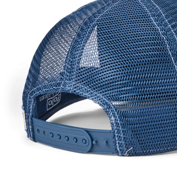 ☆POLO RALPH LAUREN☆ Graphic Foam Trucker Cap Blue MAPOHGS0 Graphic Foam Trucker Cap