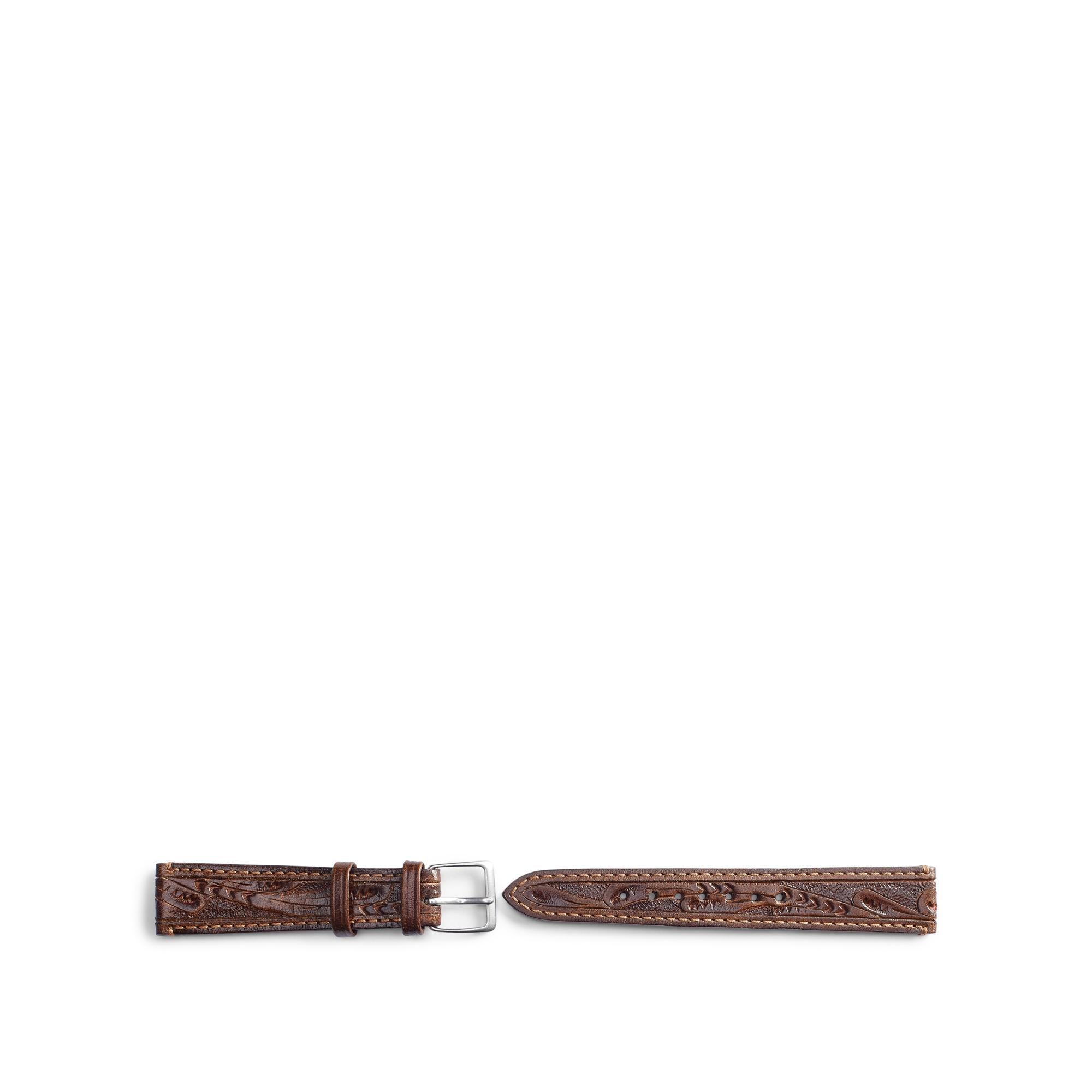Ralph Lauren Men's Tooled-Leather Money Clip - One Size in Brown