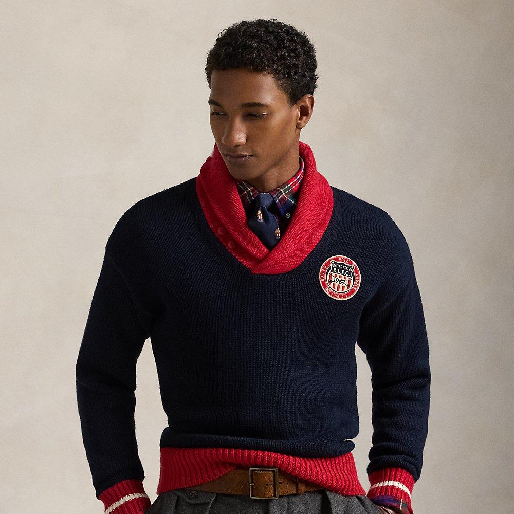 Polo ralph lauren scarf print sweater sales