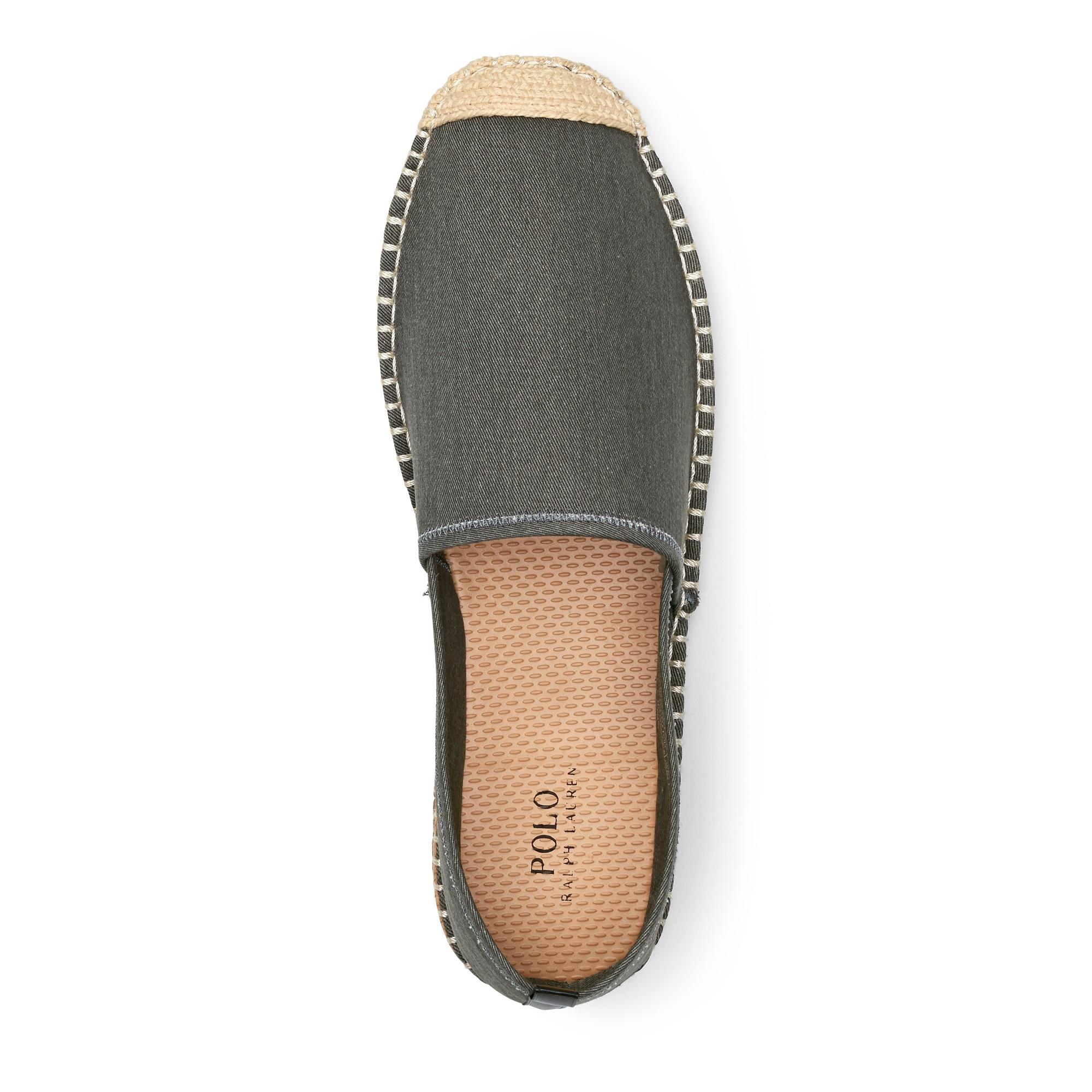 barron washed twill espadrille