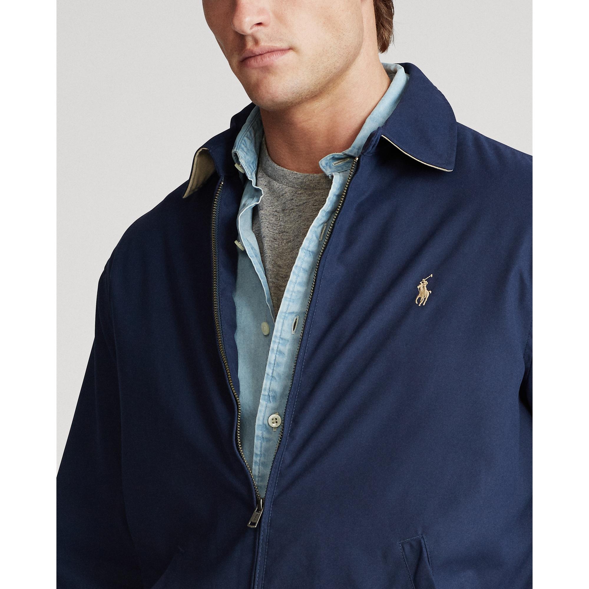 Ralph Lauren Denim Biswing Jacket in French Navy/Khaki (Blue) for Men