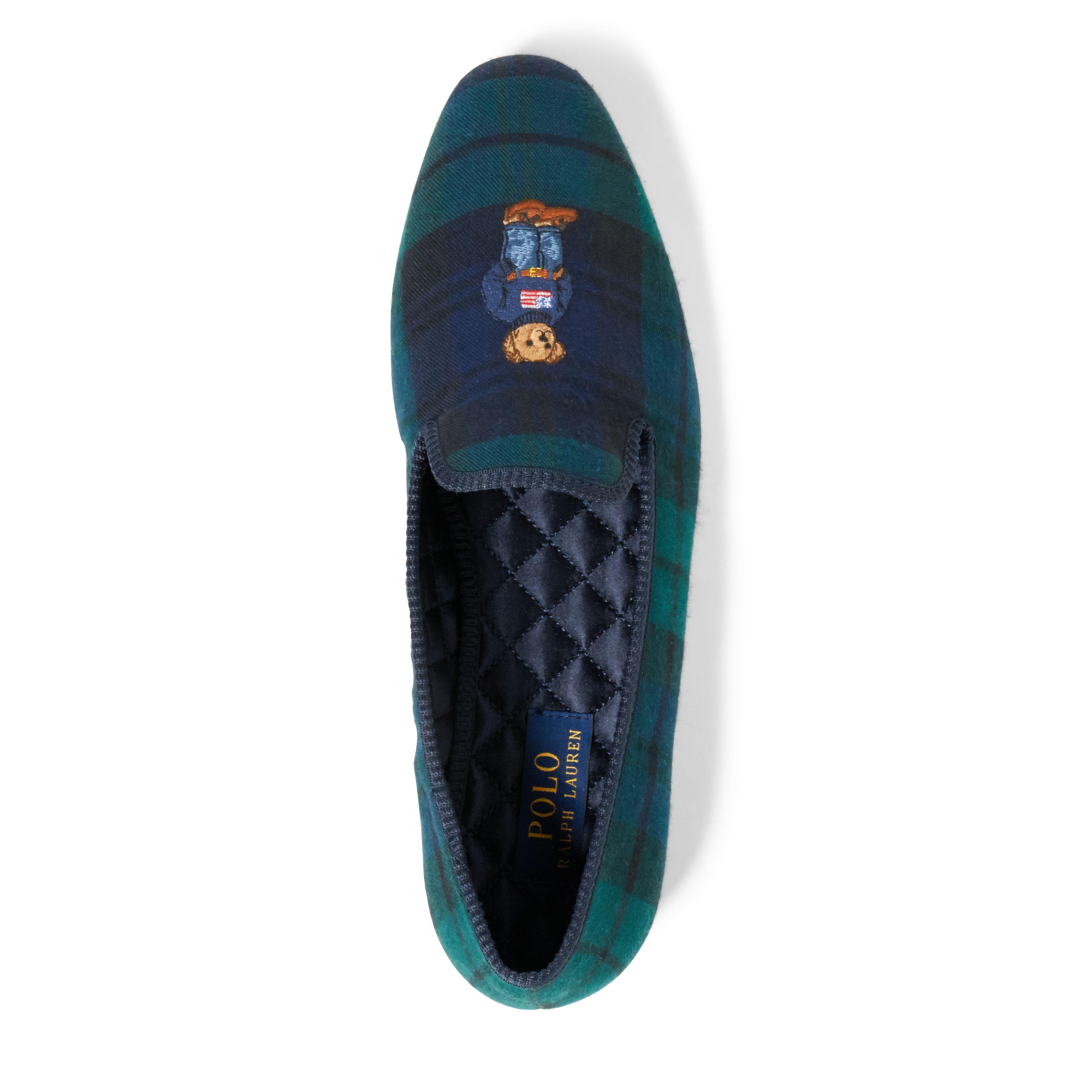 polo ralph lauren teddy bear slippers