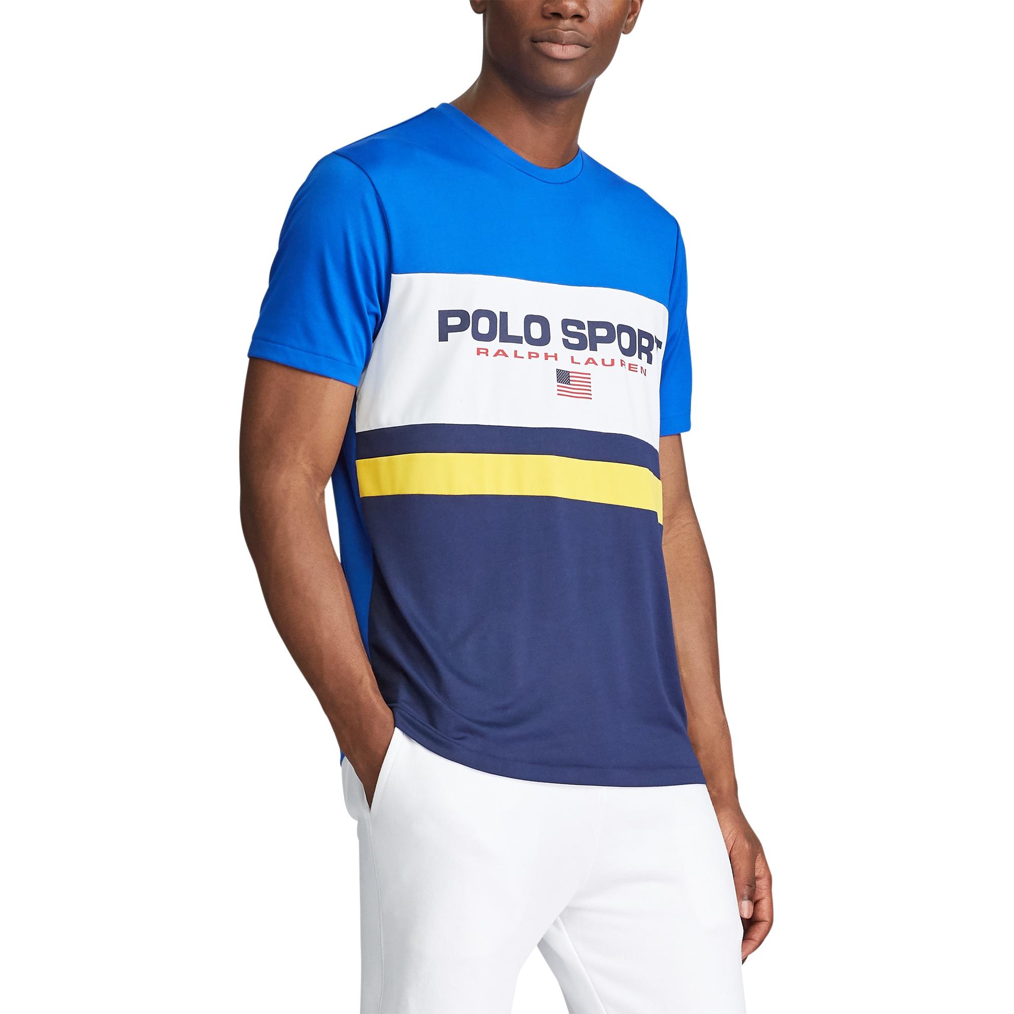 Ralph Lauren Polo Sport Performance Tshirt in Blue for Men Lyst