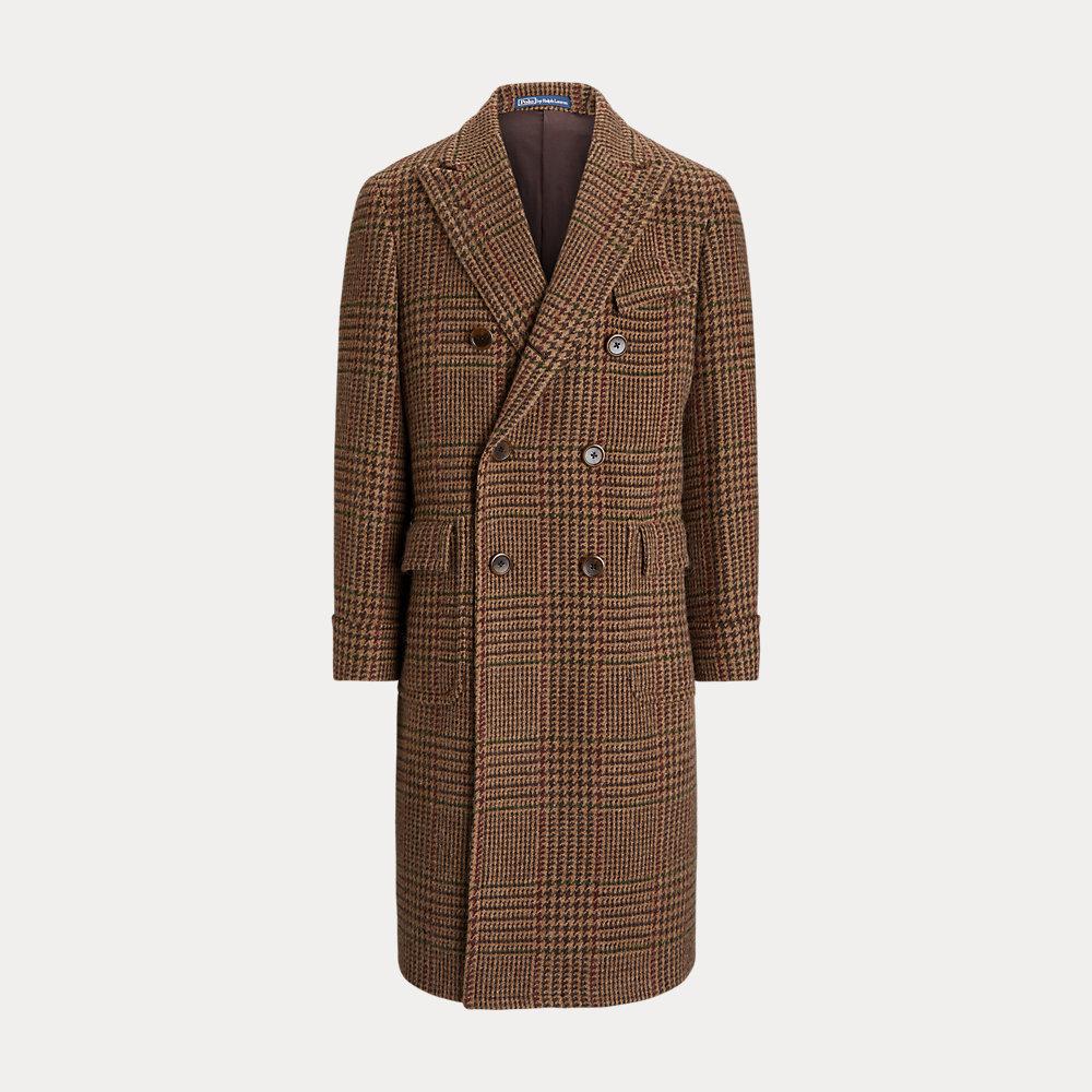 Mens plaid dress coat deals