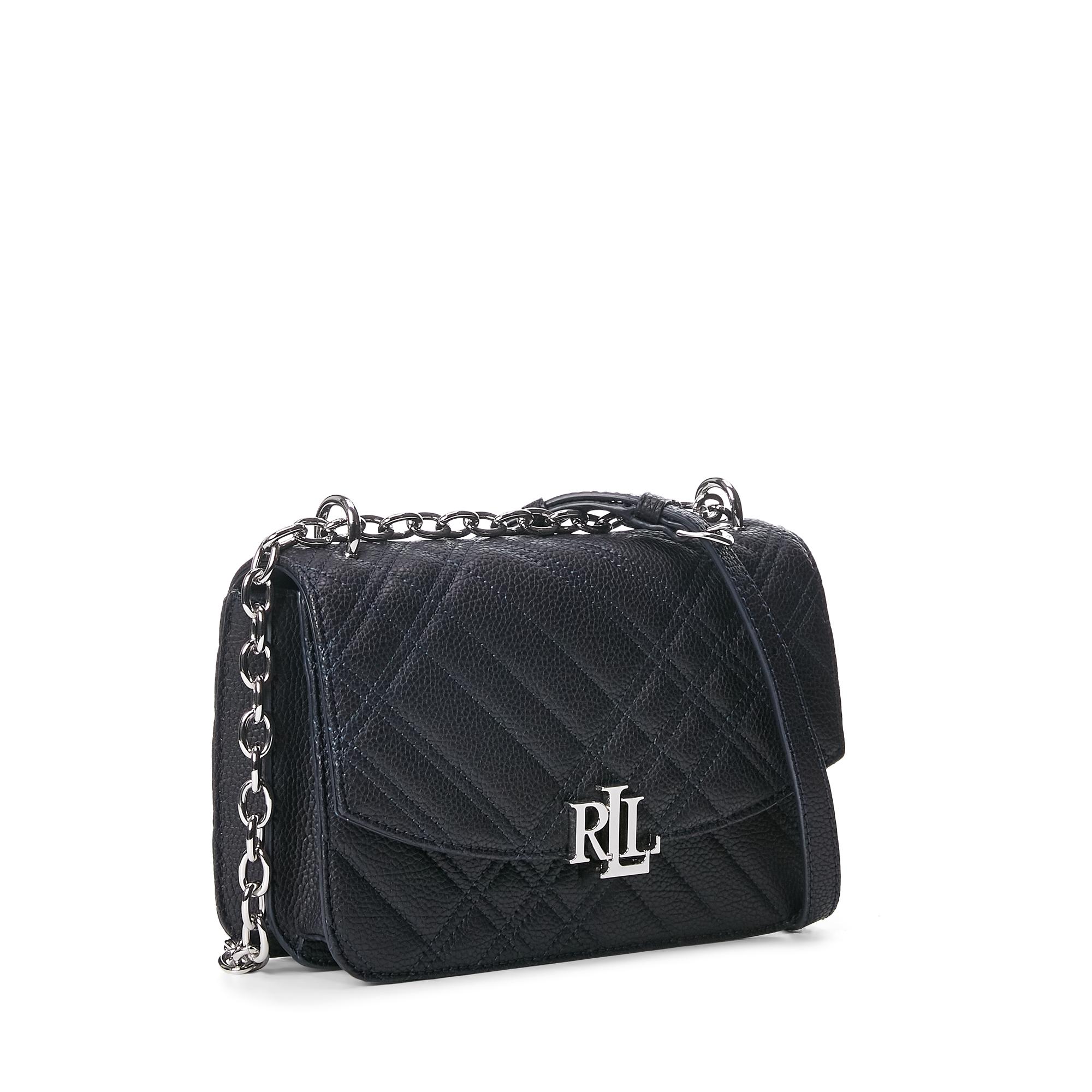 Ralph Lauren Leather Ralph Lauren Plaid Quilted Madison Crossbody Bag in  Blue | Lyst